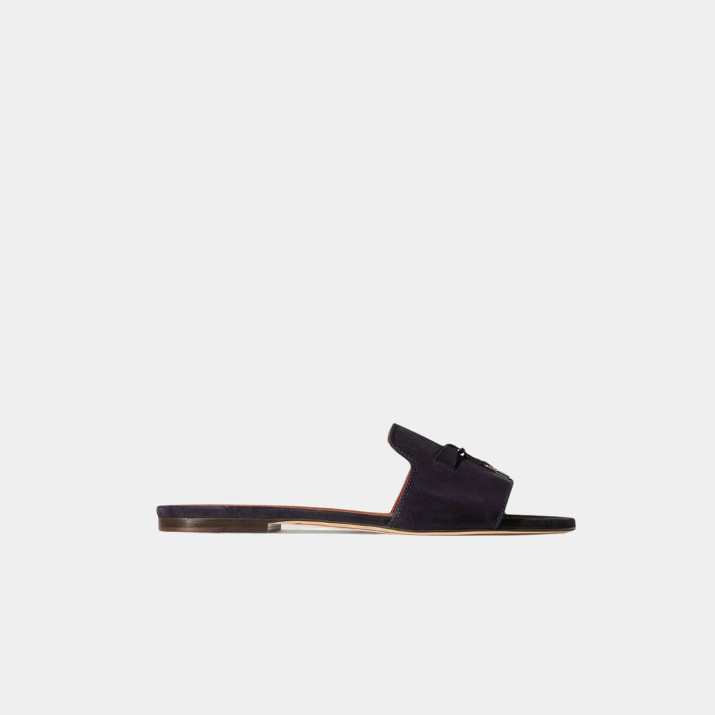 Summer Charms Suede Goatskin Flat Sandal Loro piana – Гарантія оригінальності – збільшений вид