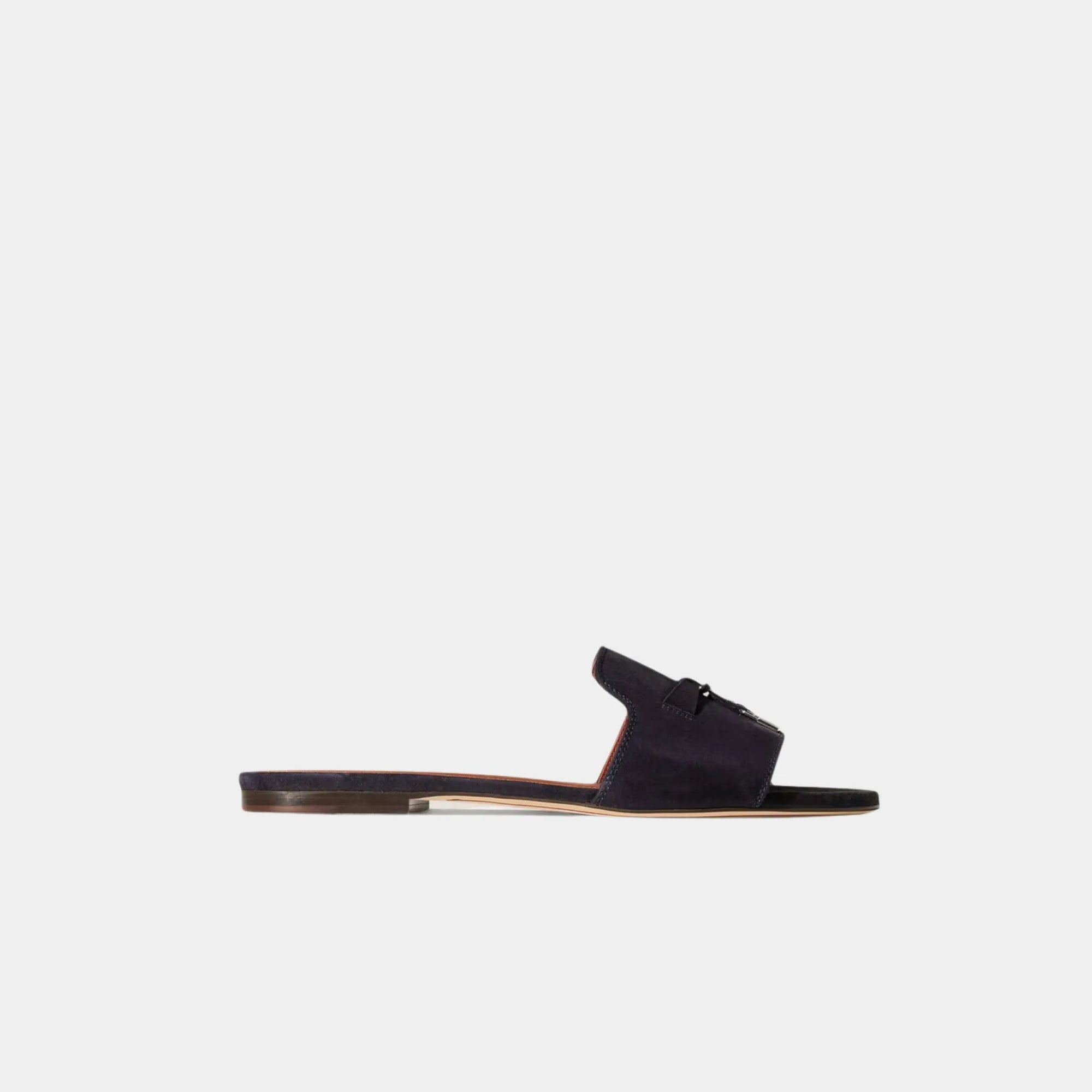 Summer Charms Suede Goatskin Flat Sandal Loro piana – Гарантія оригінальності – збільшений вид