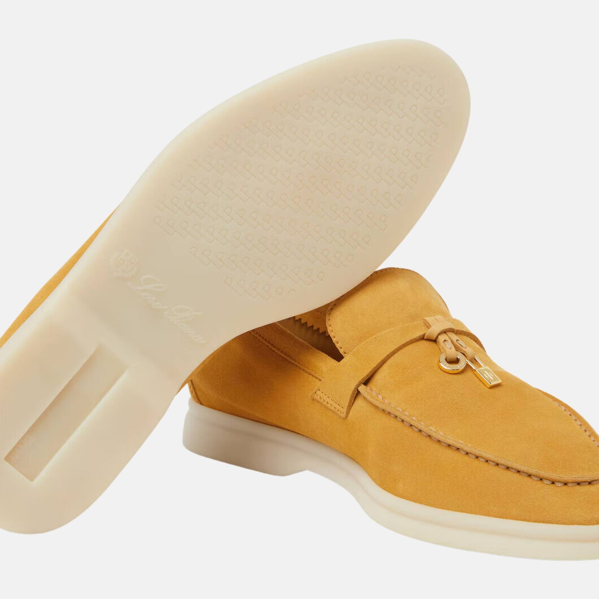 Summer Charms Walk Loafers Suede Loro piana – Гарантія оригінальності – детальний вид