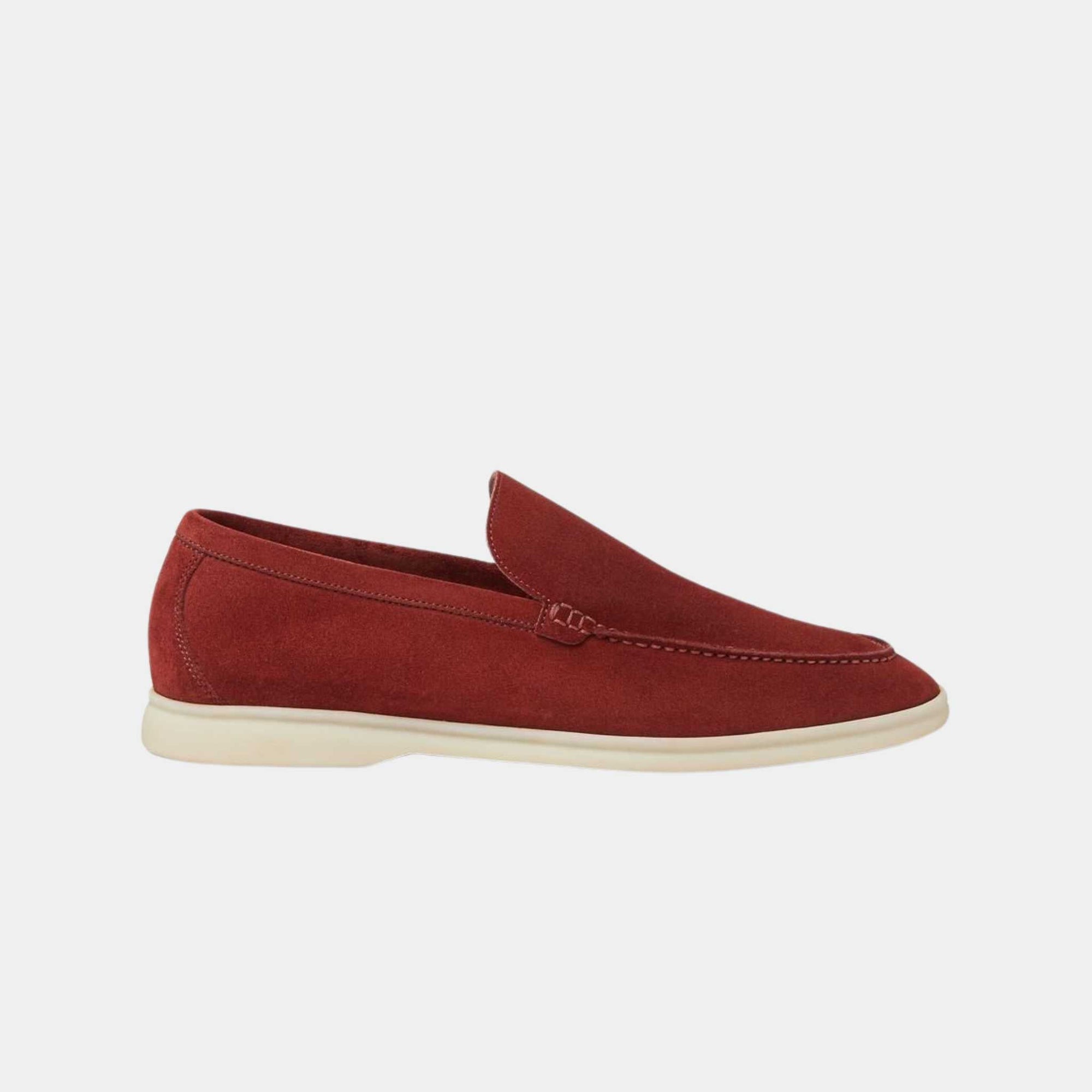 Summer Walk Loafers Suede With Calfskin Lining Loro piana оригінал – Купити в Україні – боковий вид