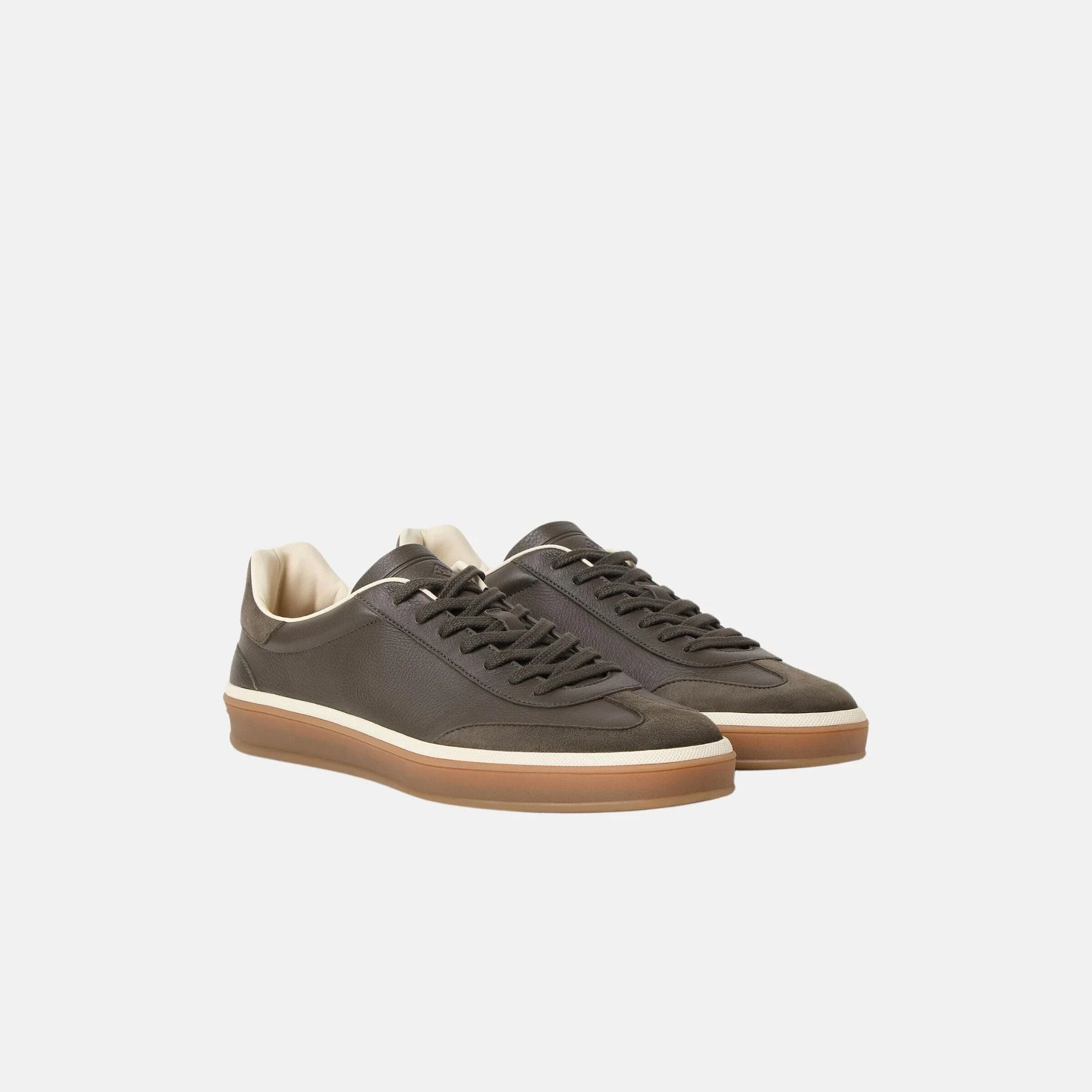 Оригінальна Tennis Walk Sneaker In Calfskin Loro piana – вид ззаду