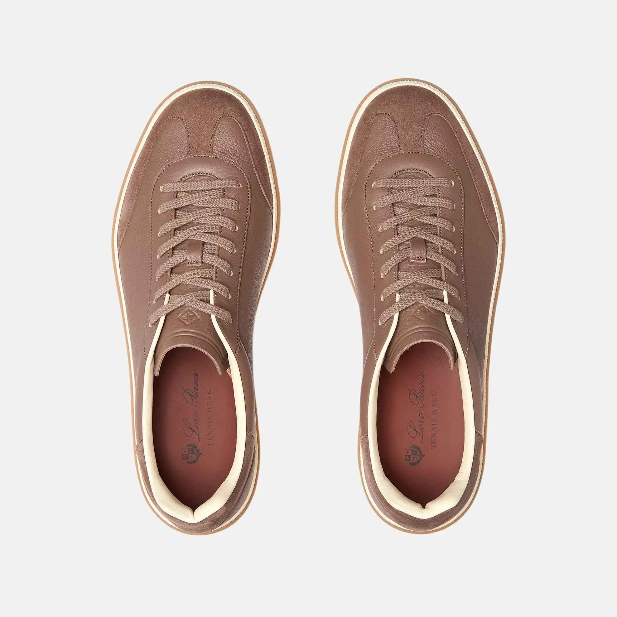Tennis Walk Sneaker Suede Calfskin Loro piana – Гарантія оригінальності – вид ззаду