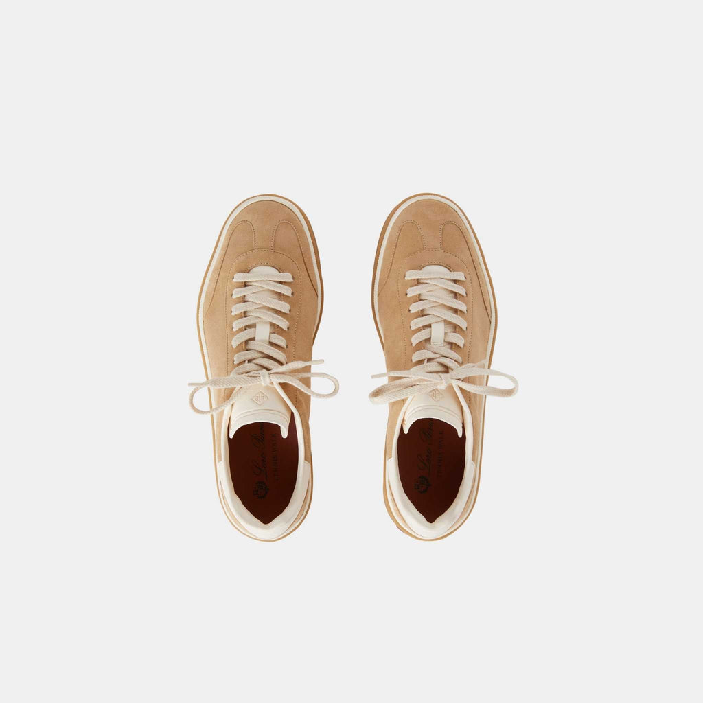 Tennis Walk Suede Calf Split Sneaker Loro piana – Гарантія оригінальності – вид ззаду