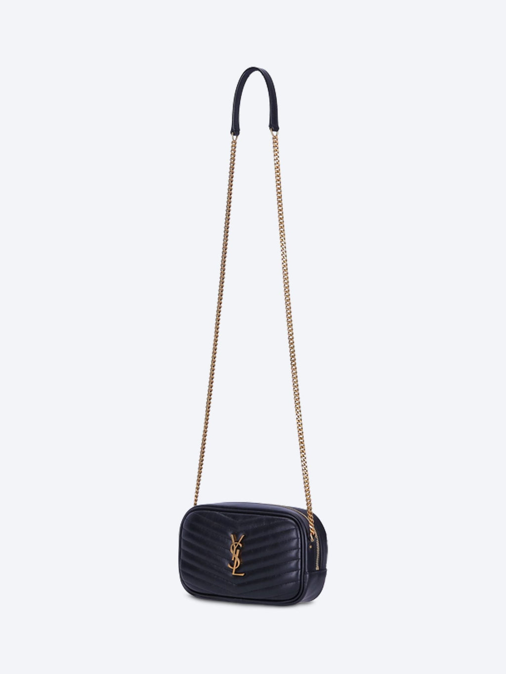Оригінальна Lou Mini Leather Shoulder Bag Saint laurent – вид ззаду