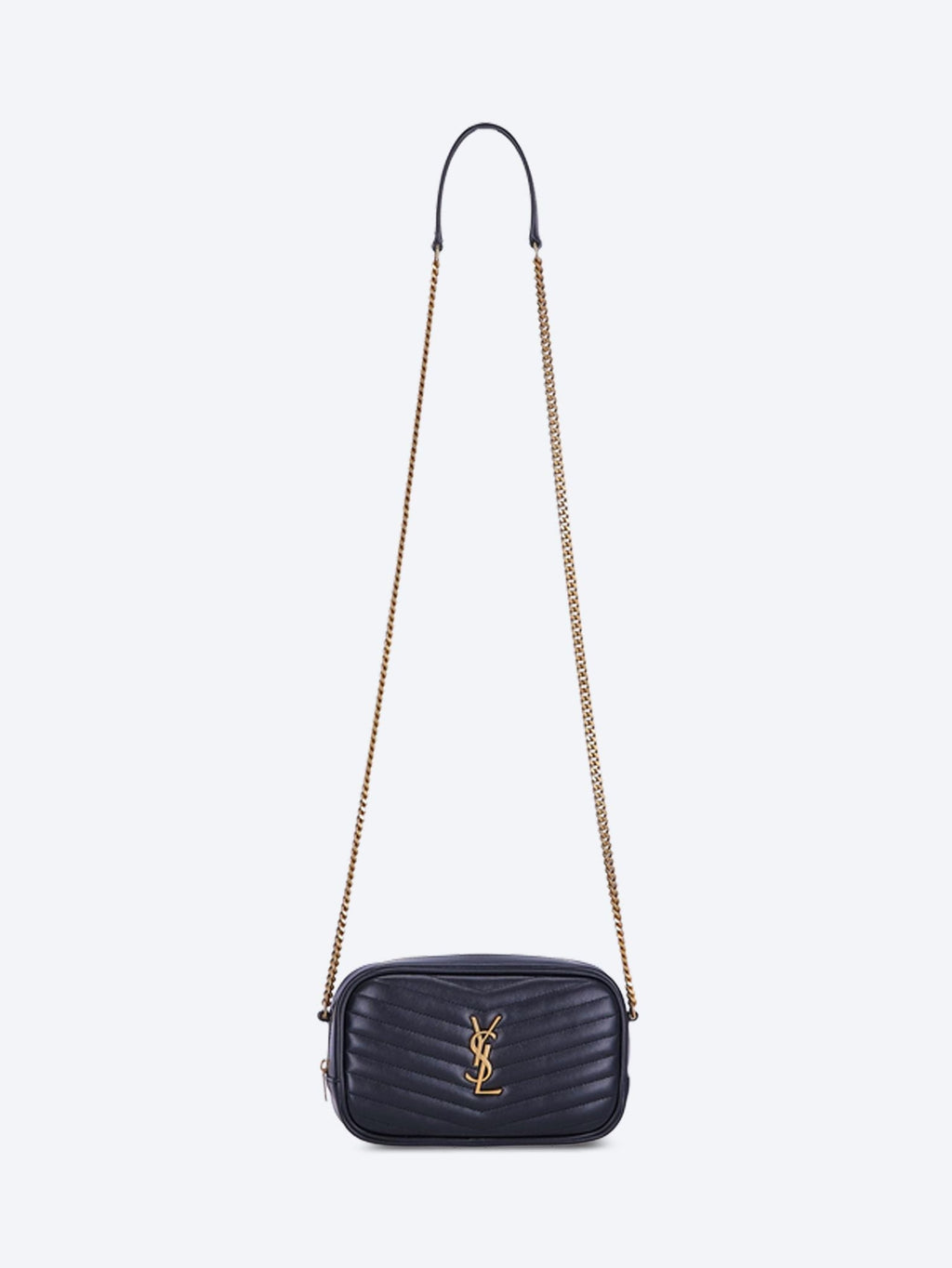 Оригінальна Lou Mini Leather Shoulder Bag Saint laurent – боковий вид