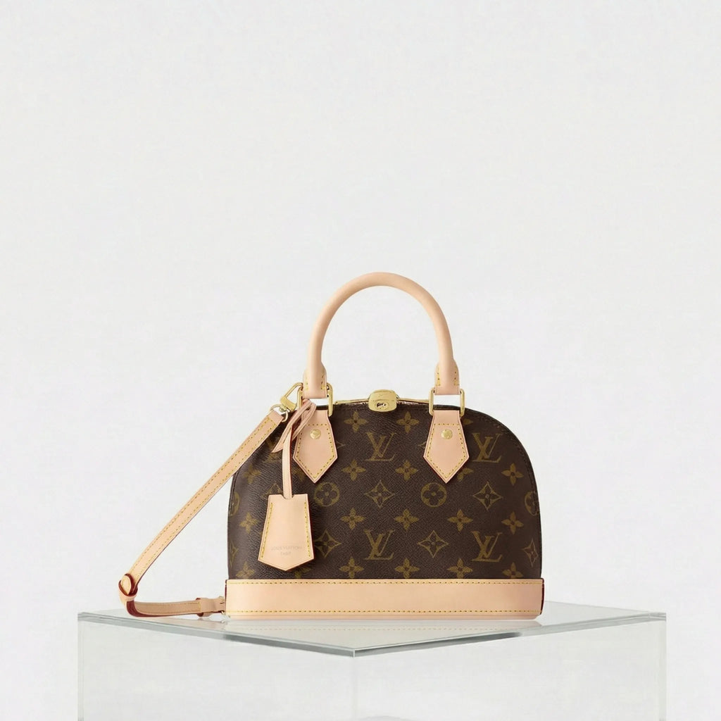 Alma Bb Monogram Canvas Handbag Louis vuitton – Гарантія оригінальності – боковий вид
