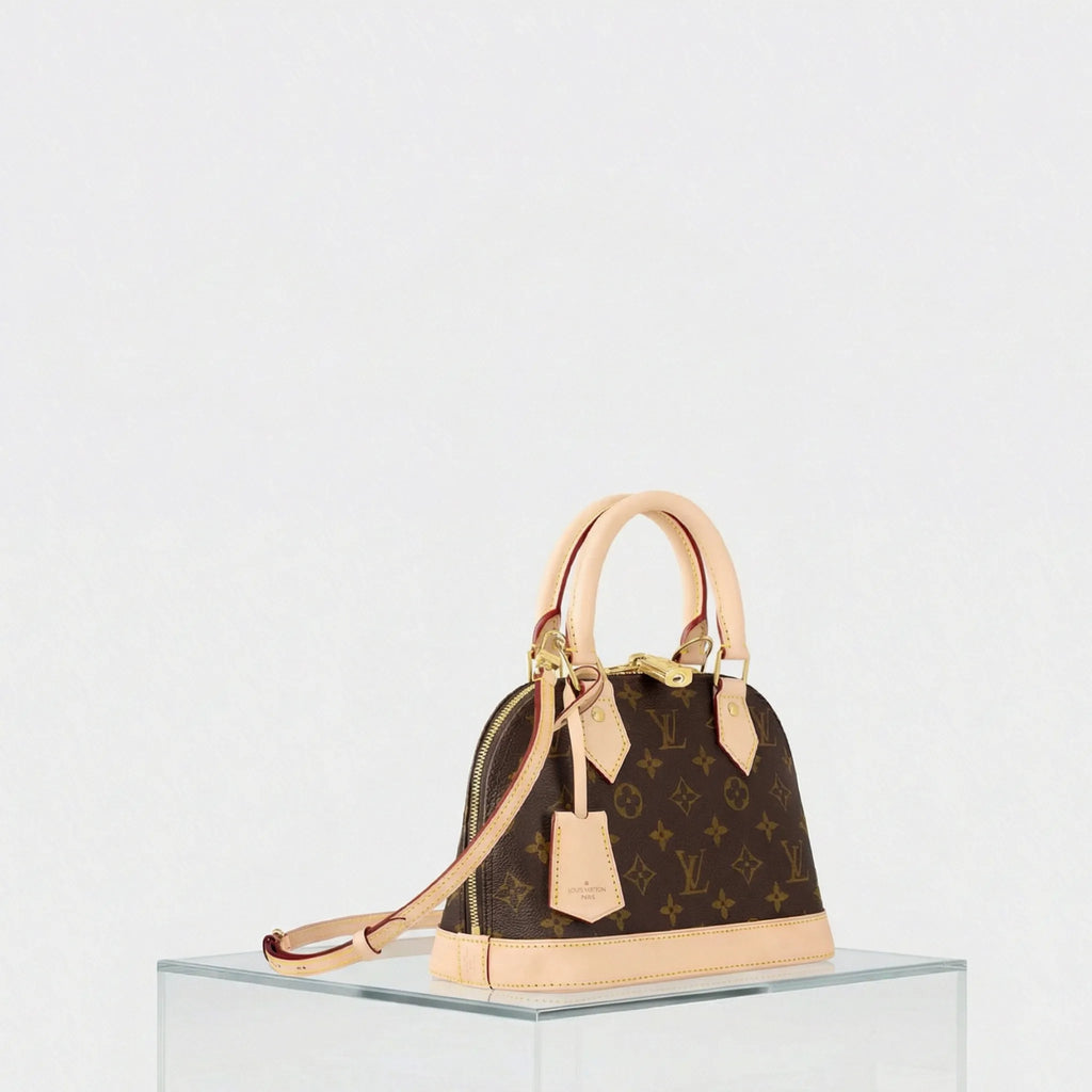 Alma Bb Monogram Canvas Handbag Louis vuitton – Гарантія оригінальності – вид ззаду