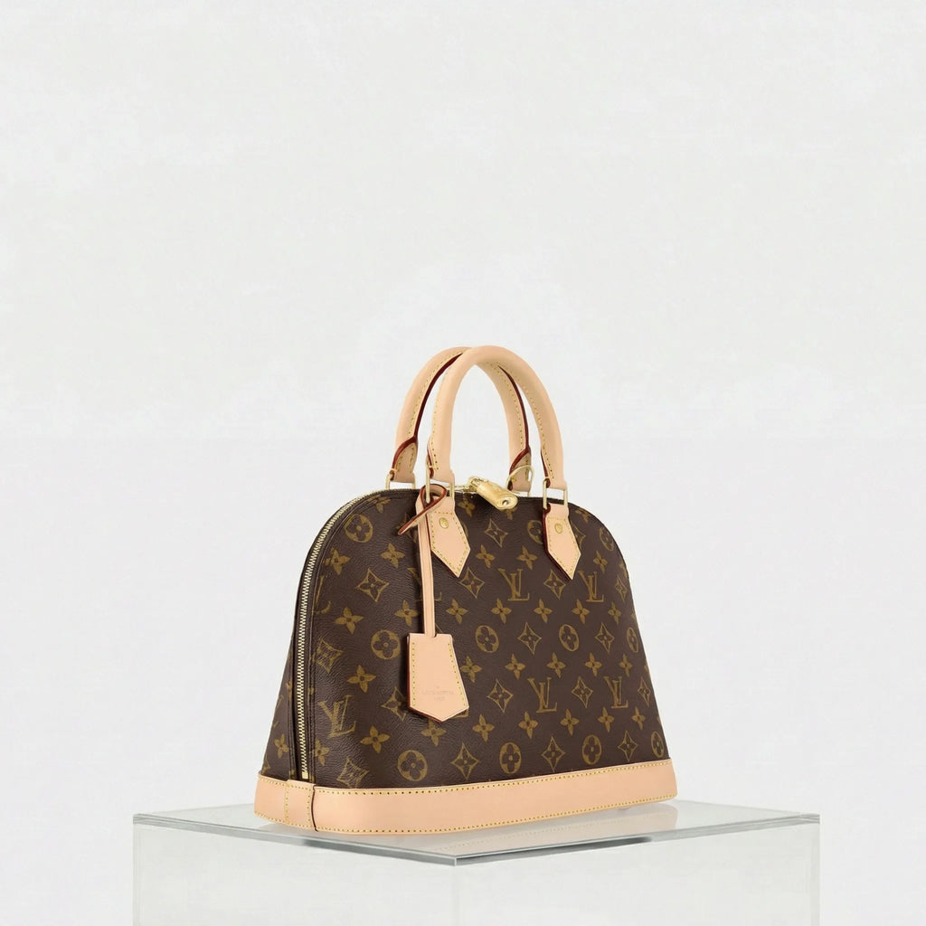 Alma MM Monogram Canvas Handbag Louis vuitton оригінал – Купити в Україні – вид ззаду