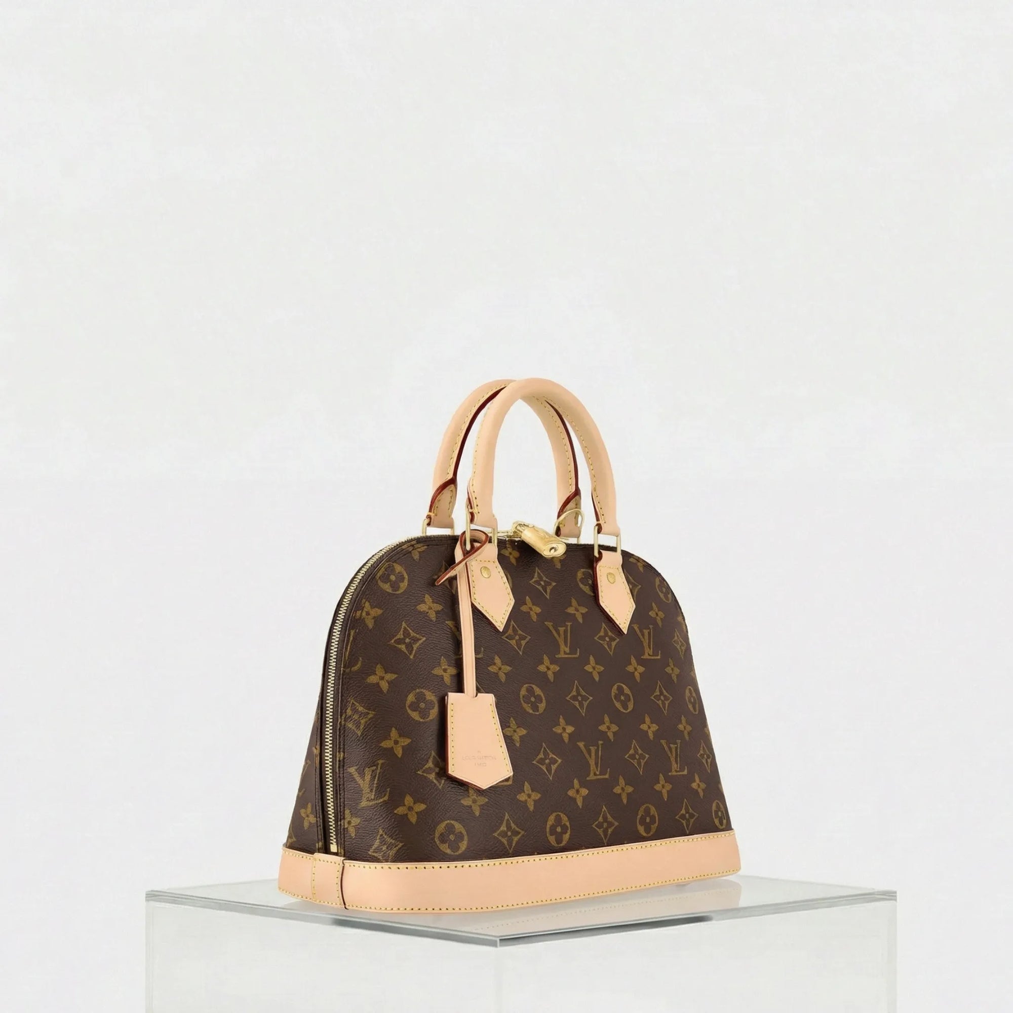 Alma MM Monogram Canvas Handbag Louis vuitton оригінал – Купити в Україні – вид ззаду