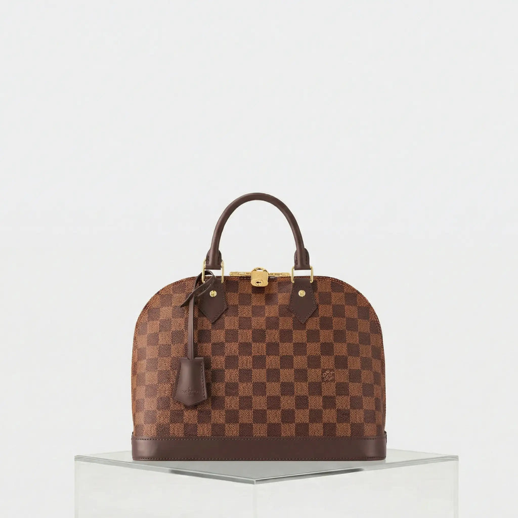 Alma Pm Damier Ebene Handbag Louis vuitton – Гарантія оригінальності – боковий вид