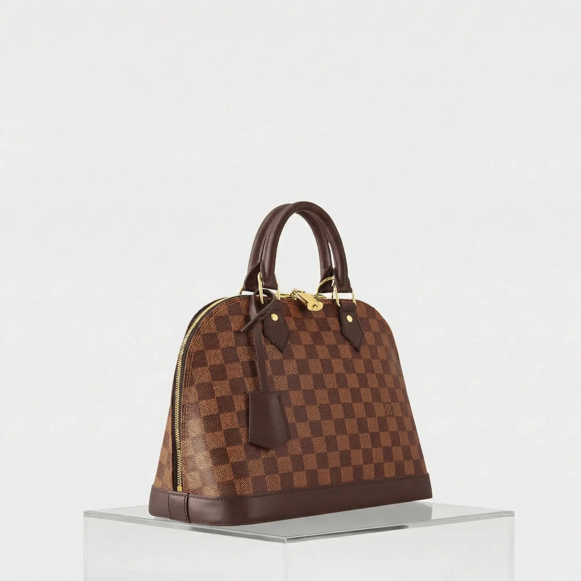Alma Pm Damier Ebene Handbag Louis vuitton – Гарантія оригінальності – вид ззаду