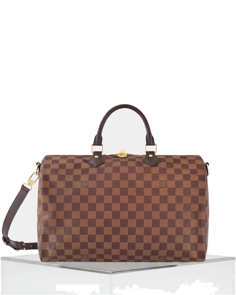 Оригінальна Speedy Bandouliere 35 Damier Ebene Louis vuitton