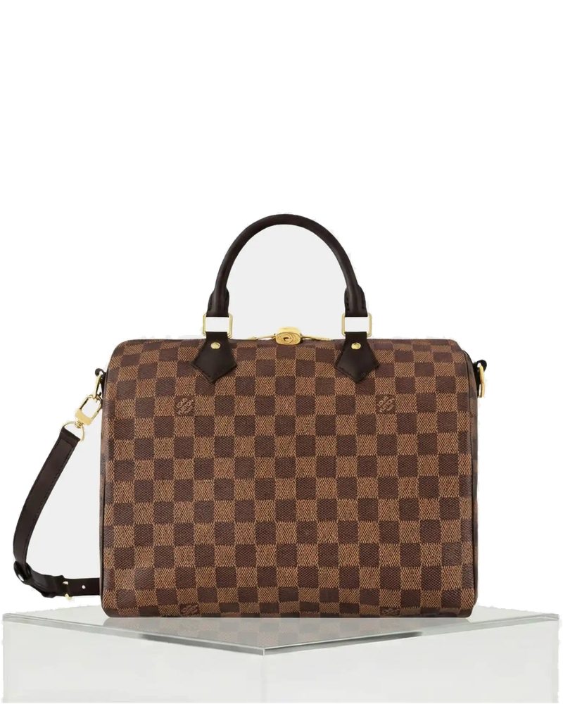 Speedy Bandouliere 30 Damier Ebene Louis vuitton оригінал – Купити в Україні