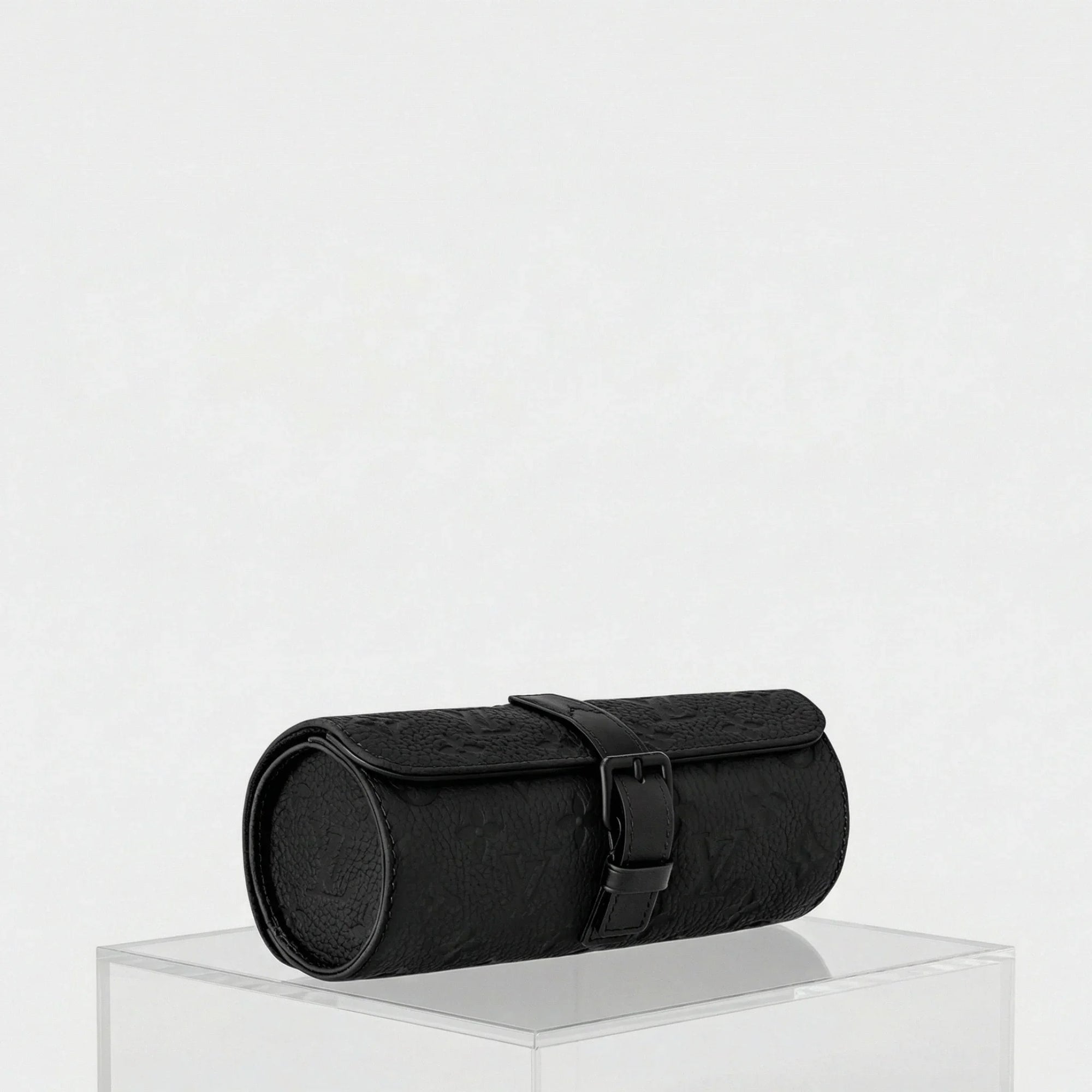 Etui 3 Montres Monogram-Embossed Taurillon Leather Louis vuitton – Гарантія оригінальності – вид ззаду