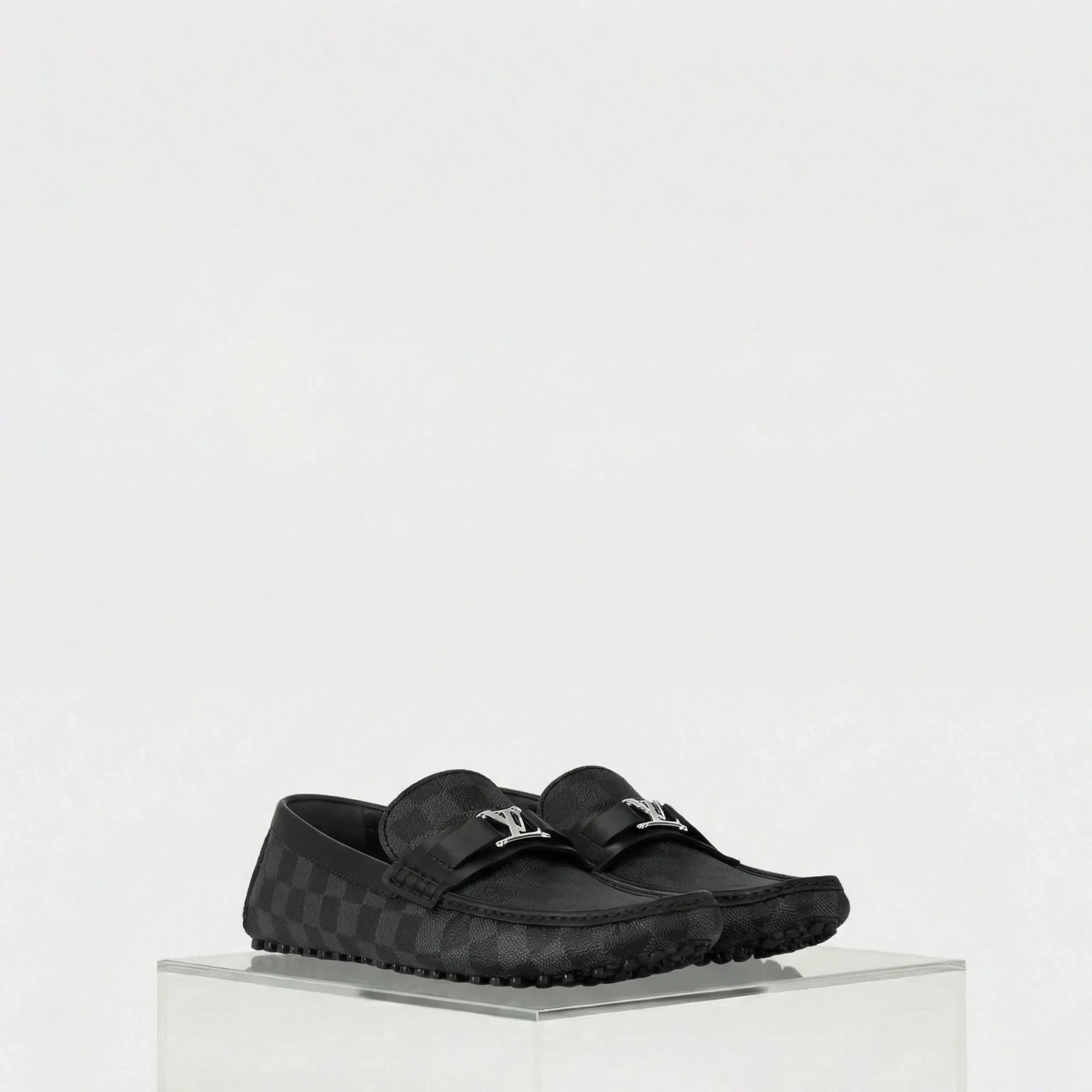 Hockenheim Moccasin Damier Graphite Canvas Louis vuitton – Гарантія оригінальності – боковий вид