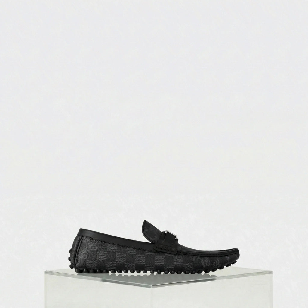 Hockenheim Moccasin Damier Graphite Canvas Louis vuitton – Гарантія оригінальності – вид ззаду