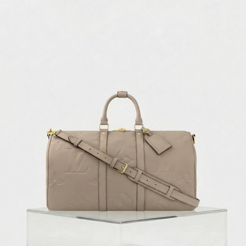 Оригінальна Keepall 45 Ba Bag Monogram Empreinte Louis vuitton – боковий вид