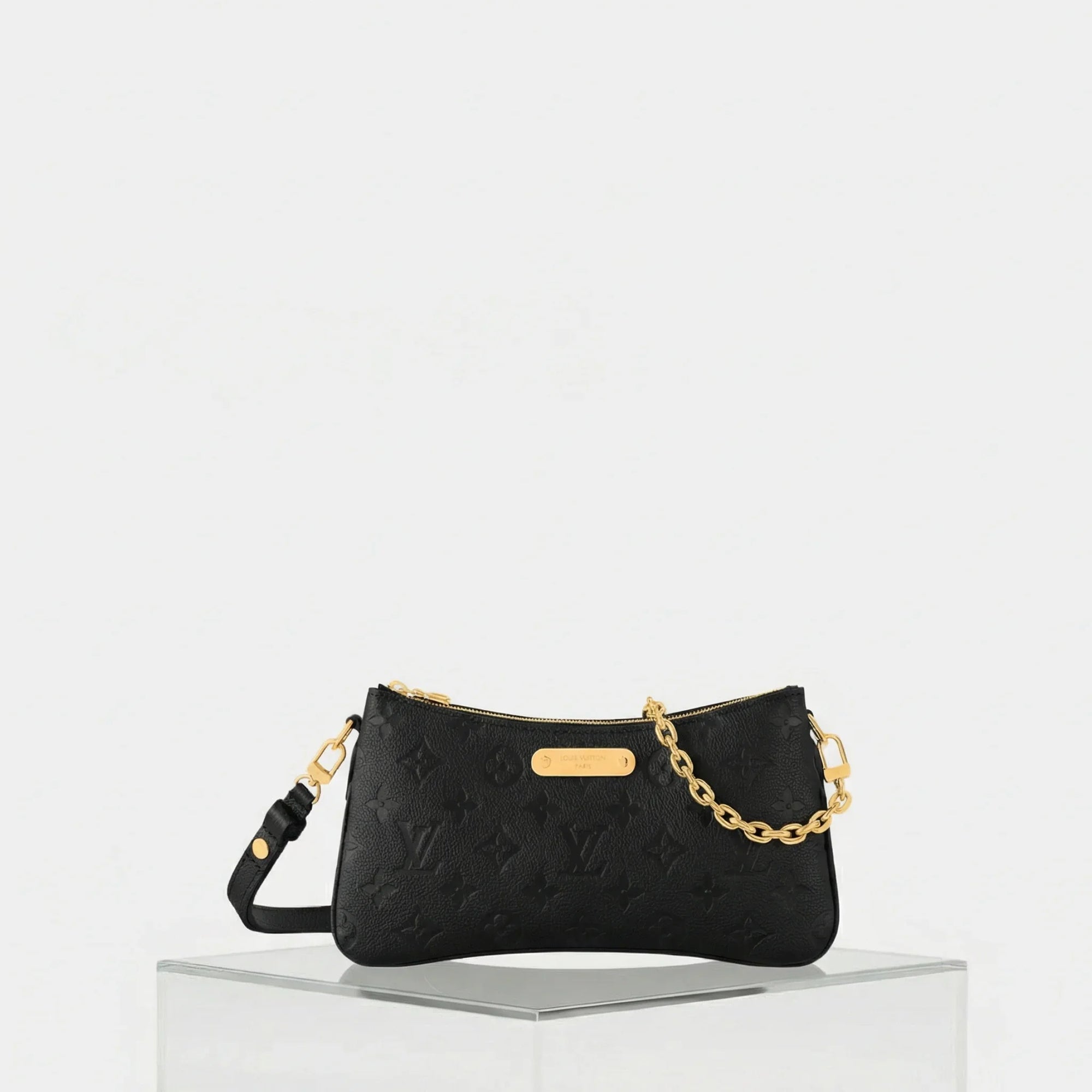 Оригінальна LIV Pochette Handbag Monogram Empreinte Leather Louis vuitton – боковий вид