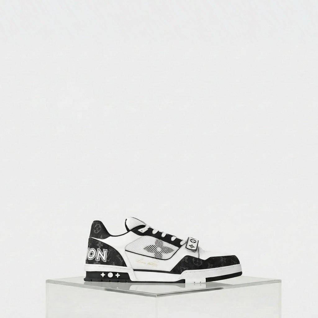 LV Trainer Sneaker Denim Louis vuitton – Гарантія оригінальності – вид ззаду