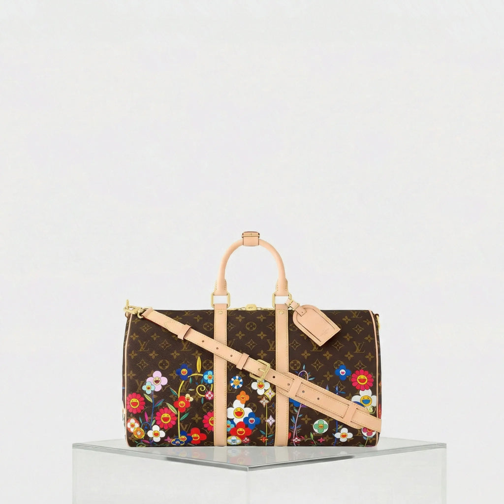 LV X Tm Keepall Bandouliere 45 Handbag Louis vuitton – Гарантія оригінальності – боковий вид
