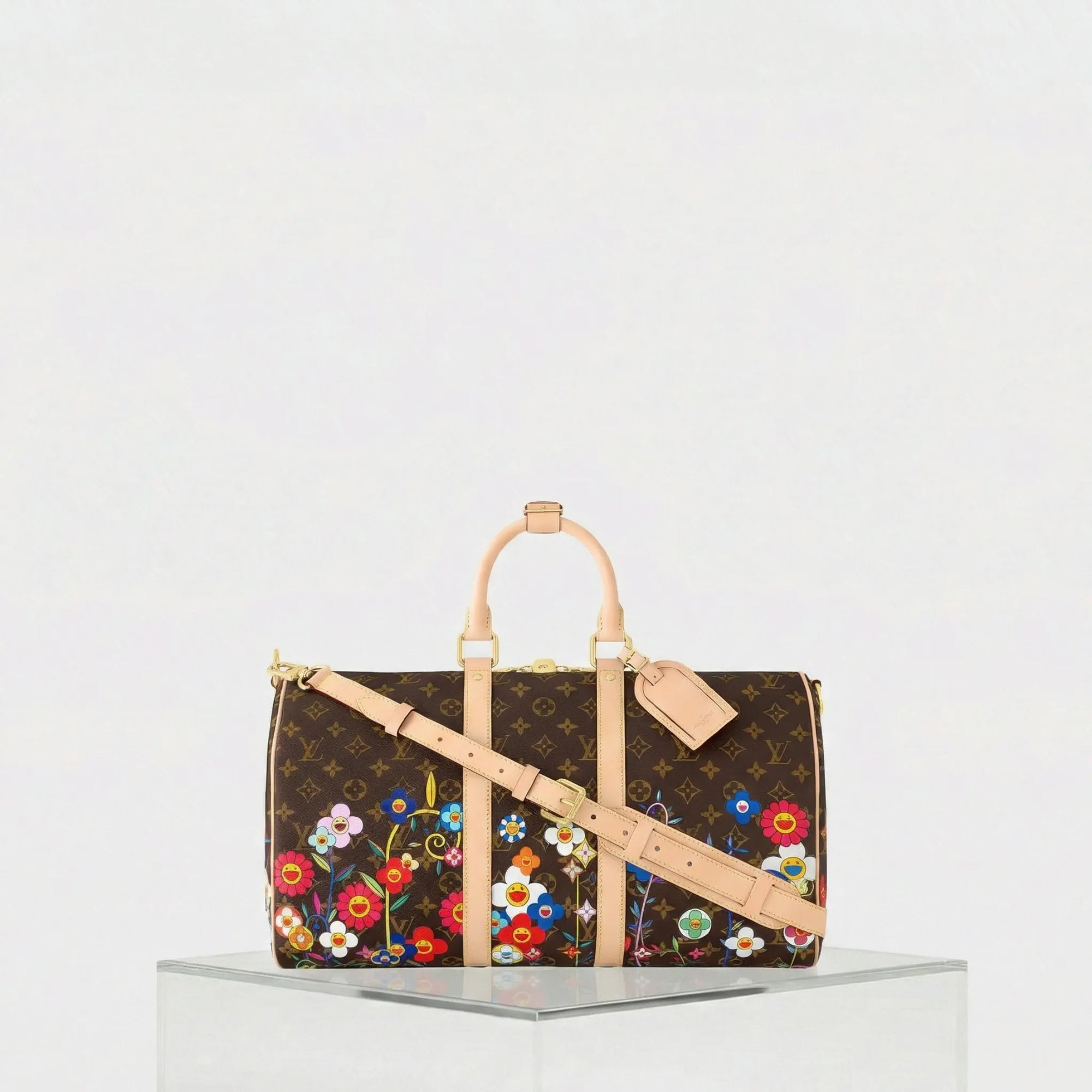 LV X Tm Keepall Bandouliere 45 Handbag Louis vuitton – Гарантія оригінальності – боковий вид