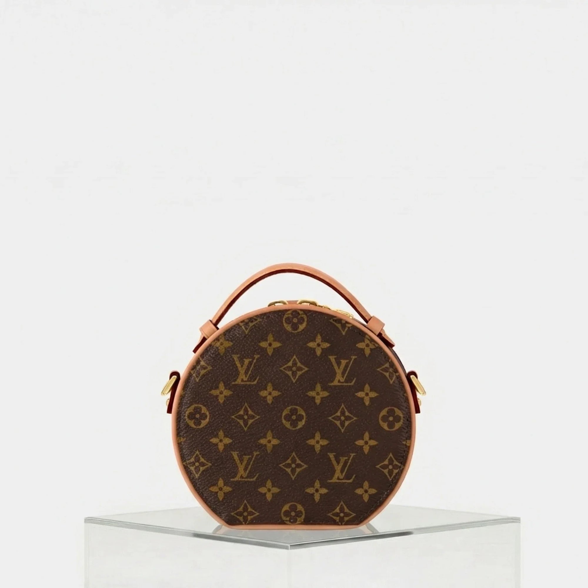 Оригінальна Mini Boite Chapeau Handbag Monogram Canvas Louis vuitton – детальний вид