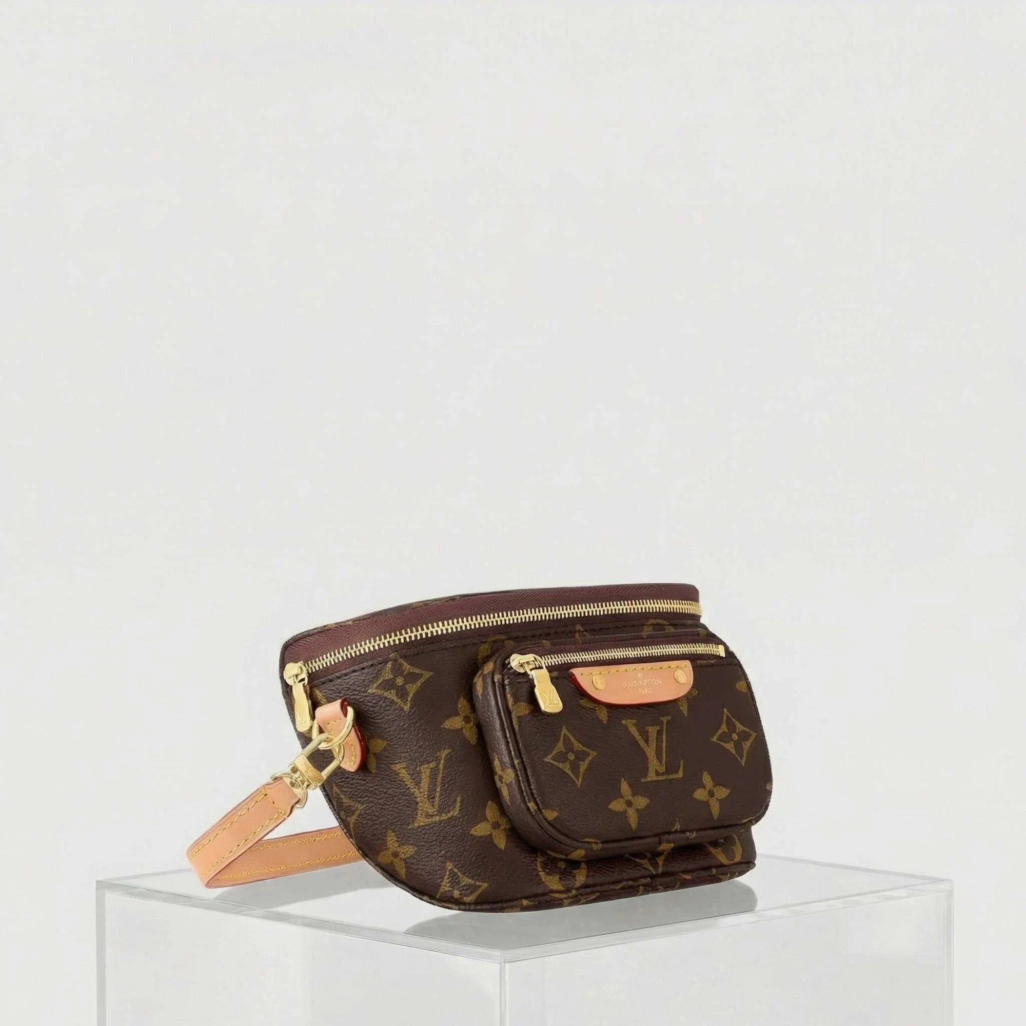 Mini Bumbag Handbag Monogram Canvas Louis vuitton – Гарантія оригінальності – вид ззаду