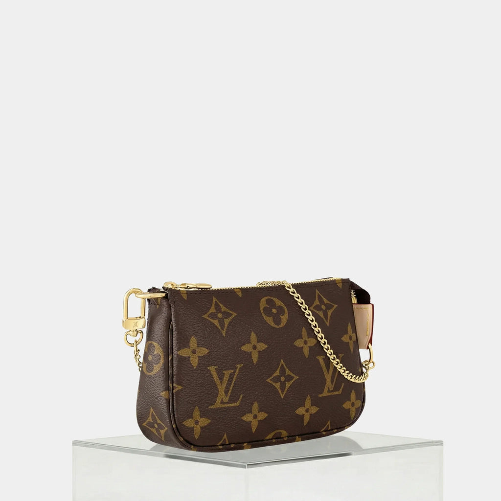 Оригінальна Mini Pochette Monogram Canvas Louis vuitton – вид ззаду
