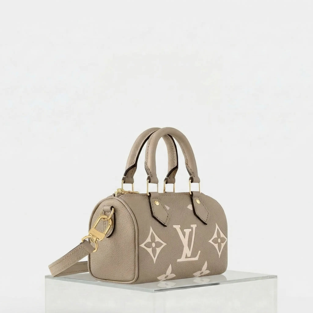 Nano Speedy Two-Tone Monogram Empreinte Louis vuitton – Гарантія оригінальності – вид ззаду