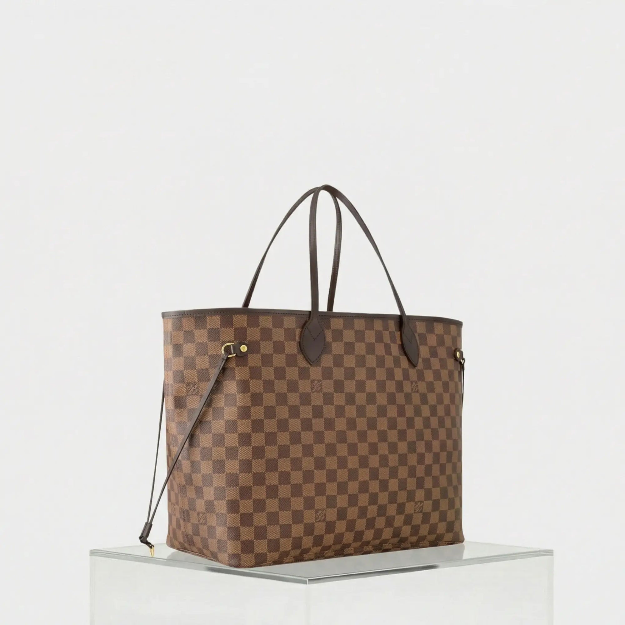 Neverfull Gm Tote In Damier Ebene Louis vuitton – Гарантія оригінальності – вид ззаду