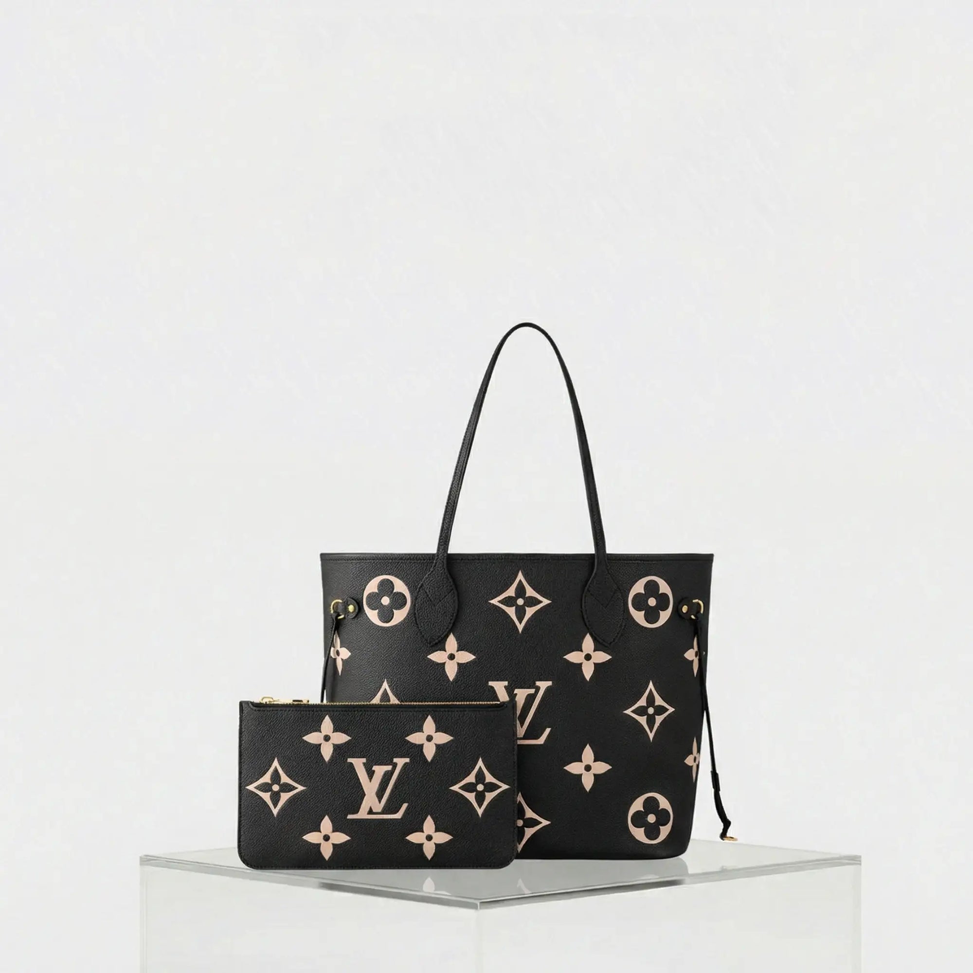 Neverfull MM Tote In Two-Tone Monogram Empreinte Louis vuitton – Гарантія оригінальності – детальний вид