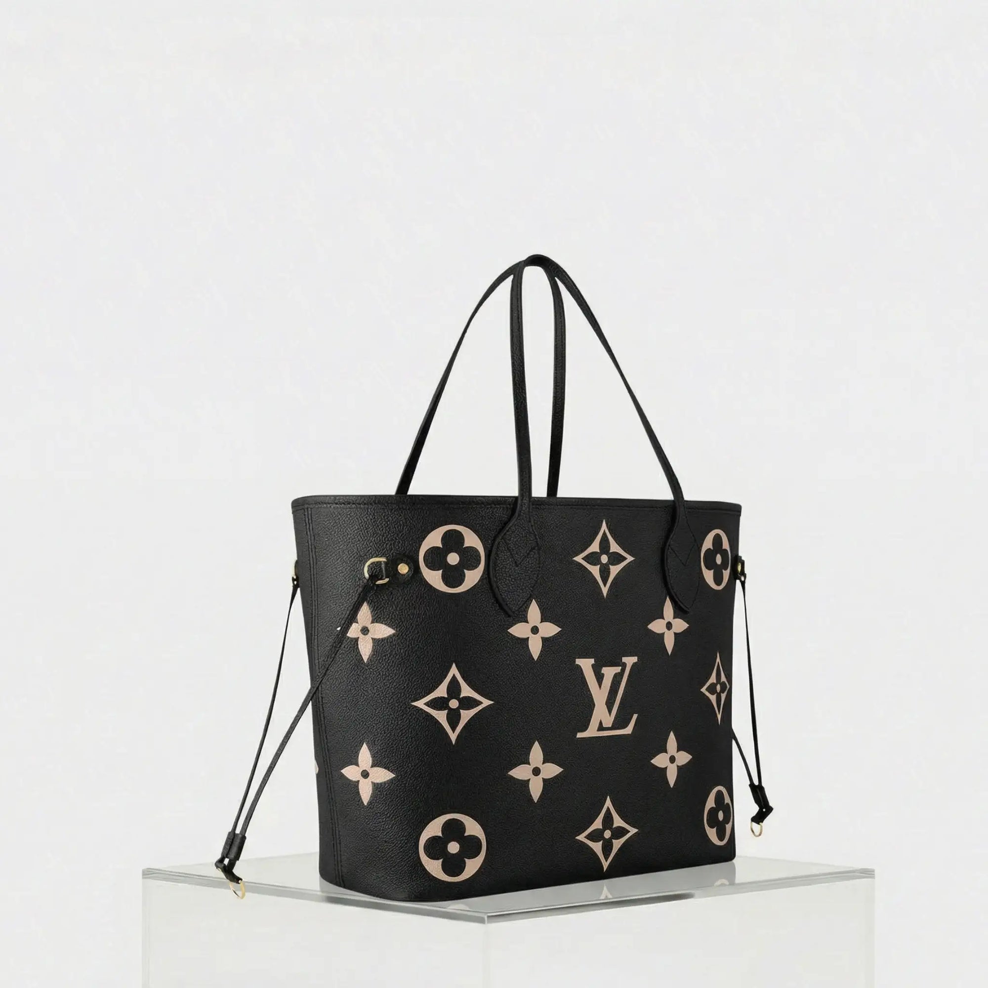 Neverfull MM Tote In Two-Tone Monogram Empreinte Louis vuitton – Гарантія оригінальності – вид ззаду