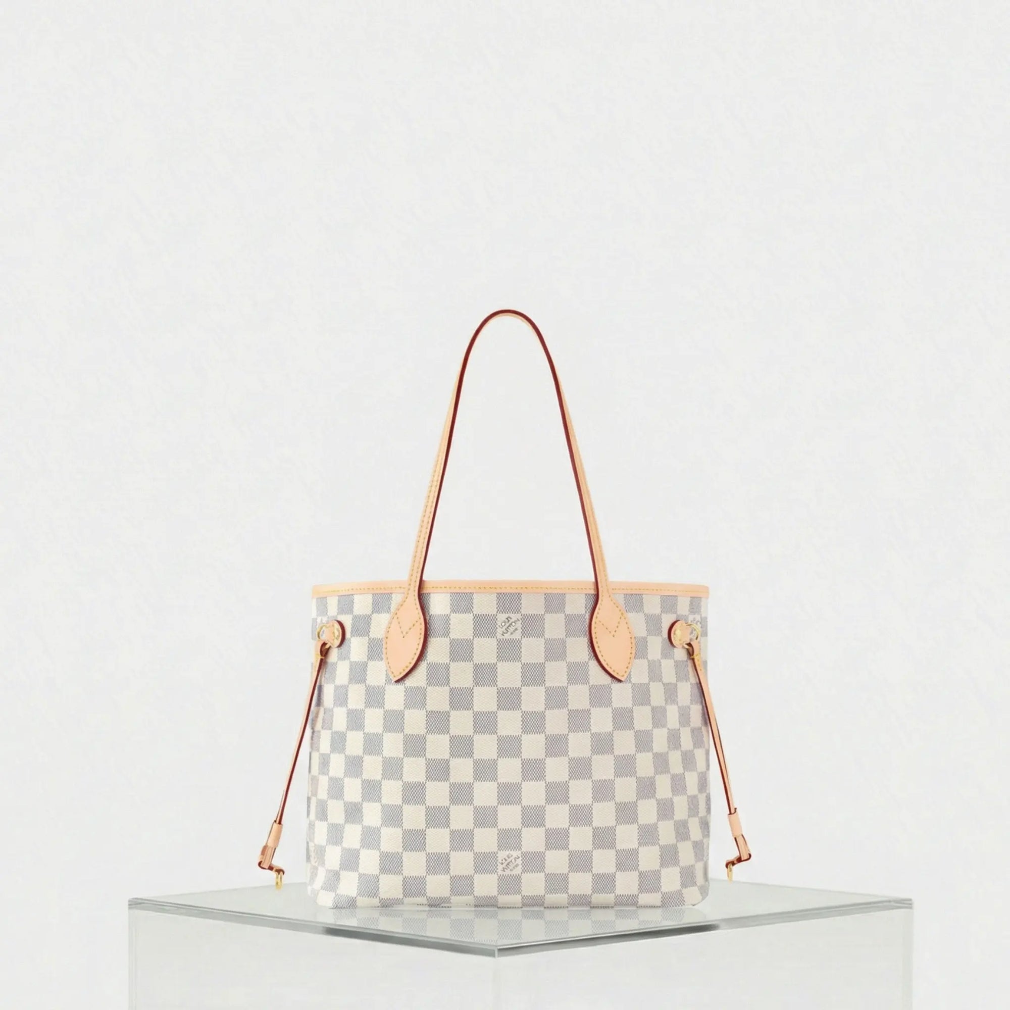 Оригінальна Neverfull Pm Tote In Damier Azur Louis vuitton – боковий вид