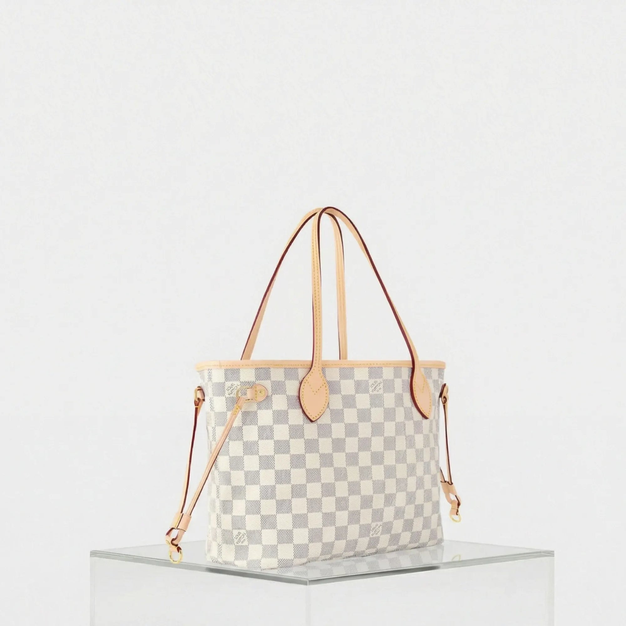 Оригінальна Neverfull Pm Tote In Damier Azur Louis vuitton – вид ззаду