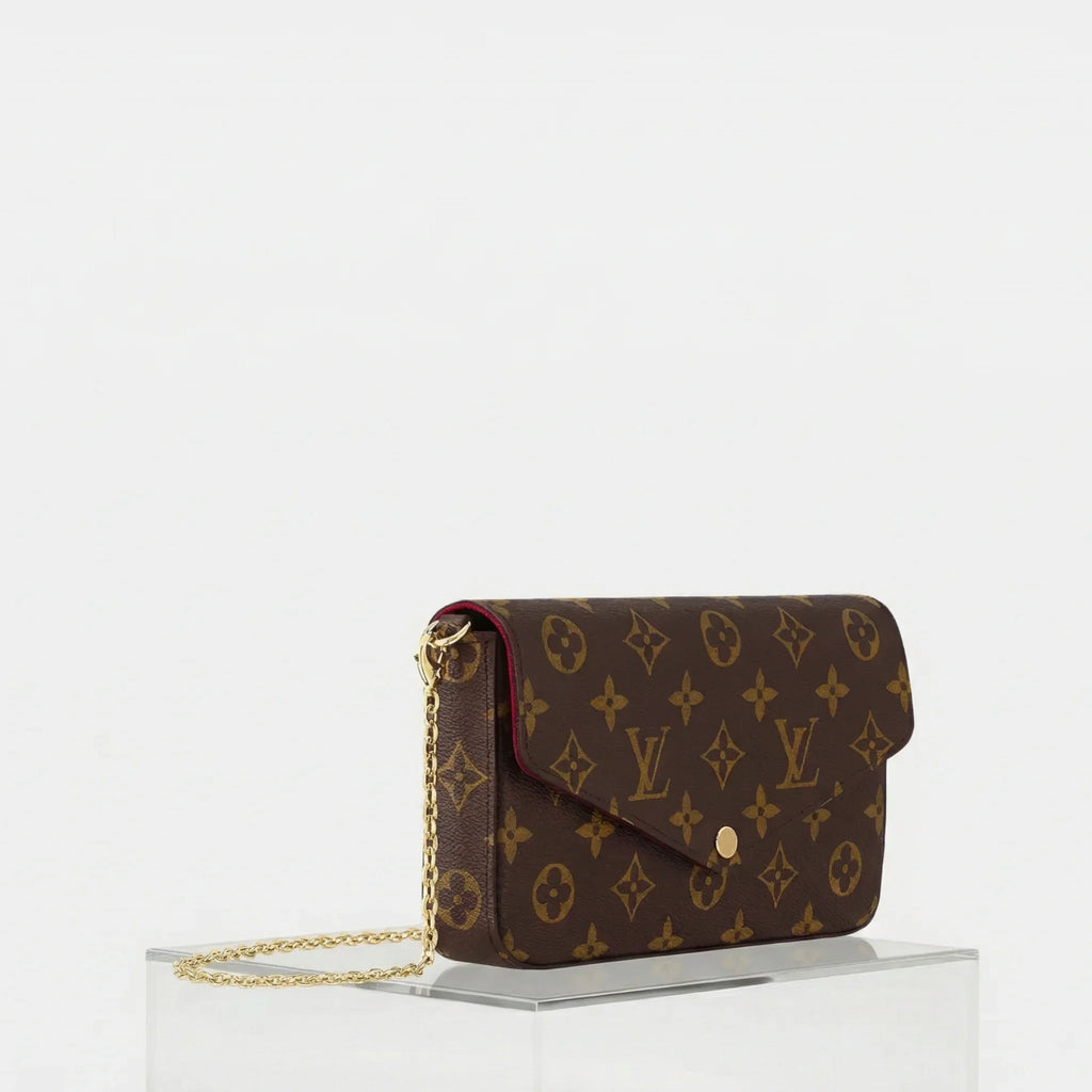 Оригінальна Pochette Félicie Handbag Monogram Canvas Louis vuitton – вид ззаду