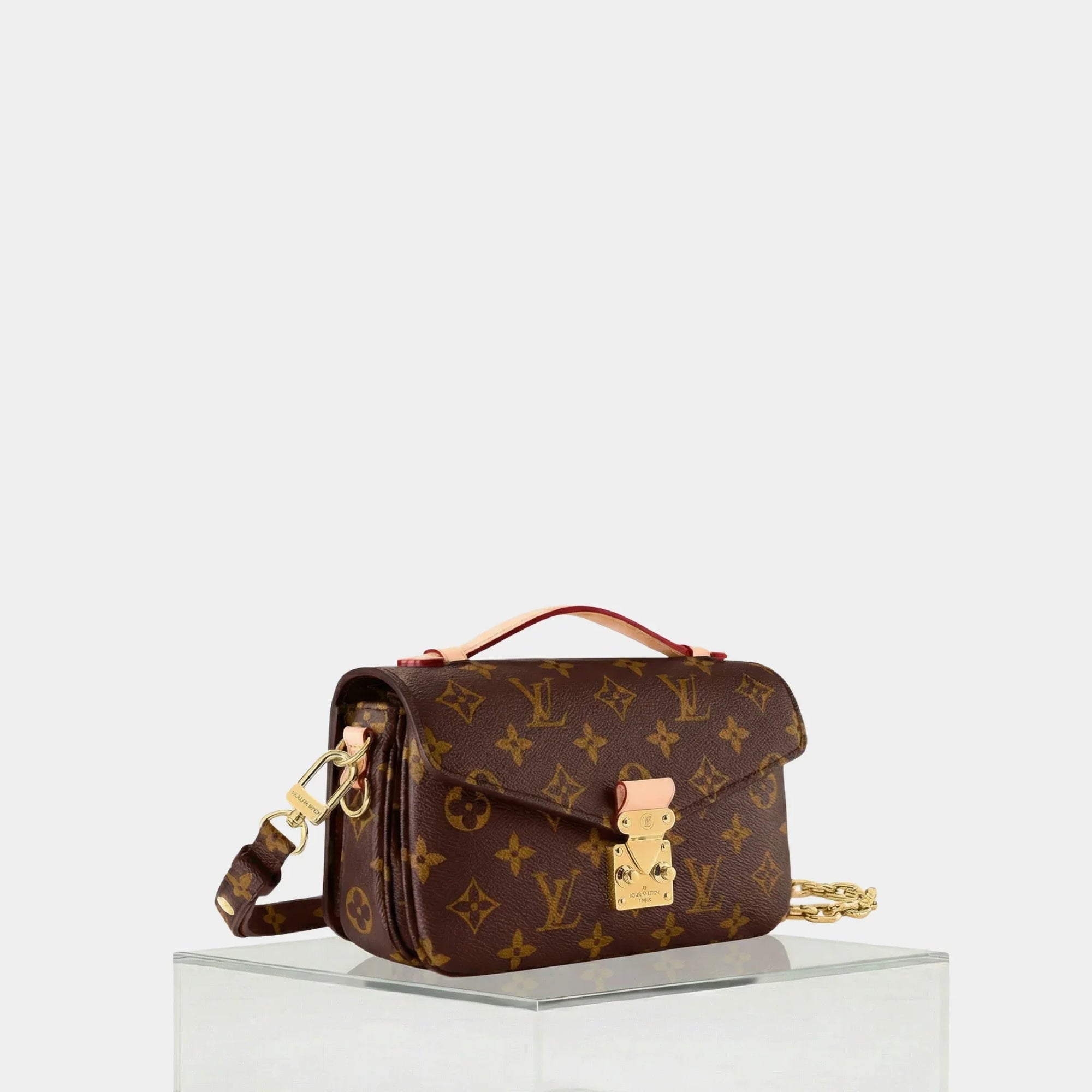 Pochette Métis East West Shoulder Bag Monogram Canvas Louis vuitton – Гарантія оригінальності – вид ззаду
