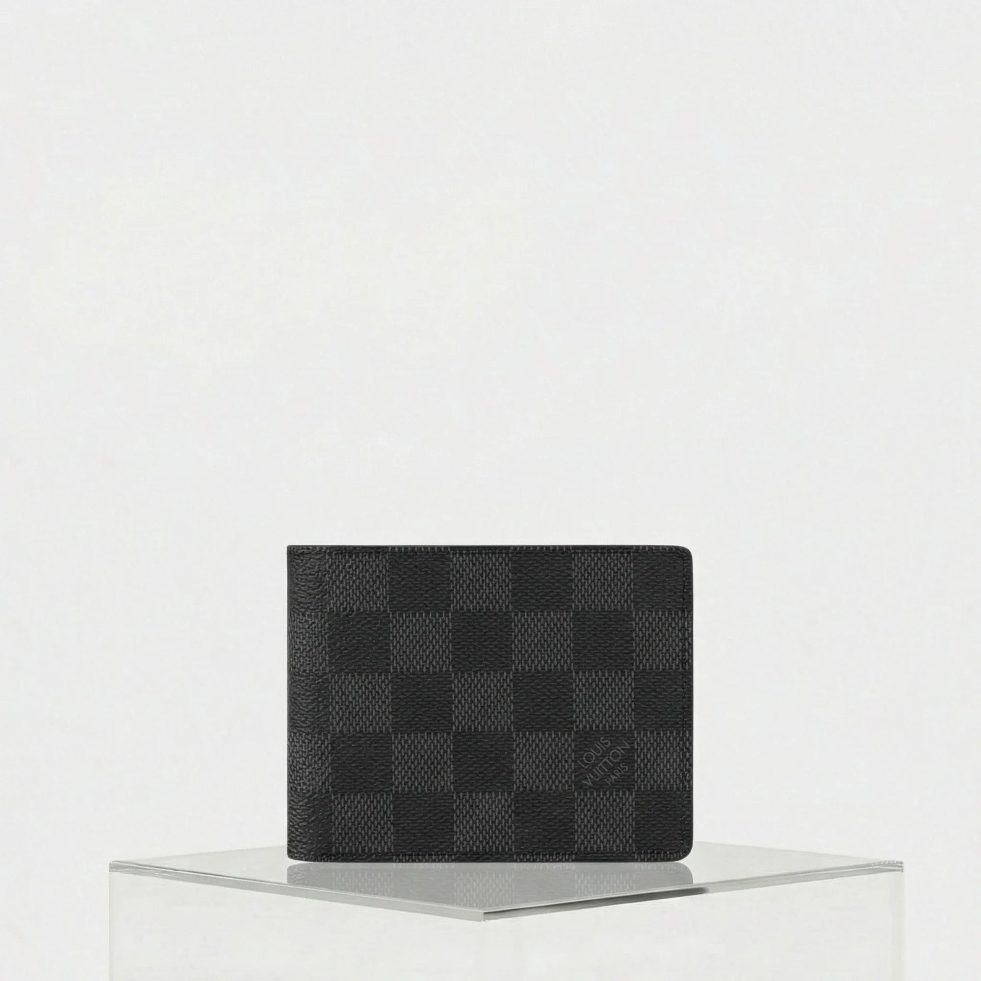 Оригінальна Slender Wallet Damier Graphite Canvas Louis vuitton – боковий вид