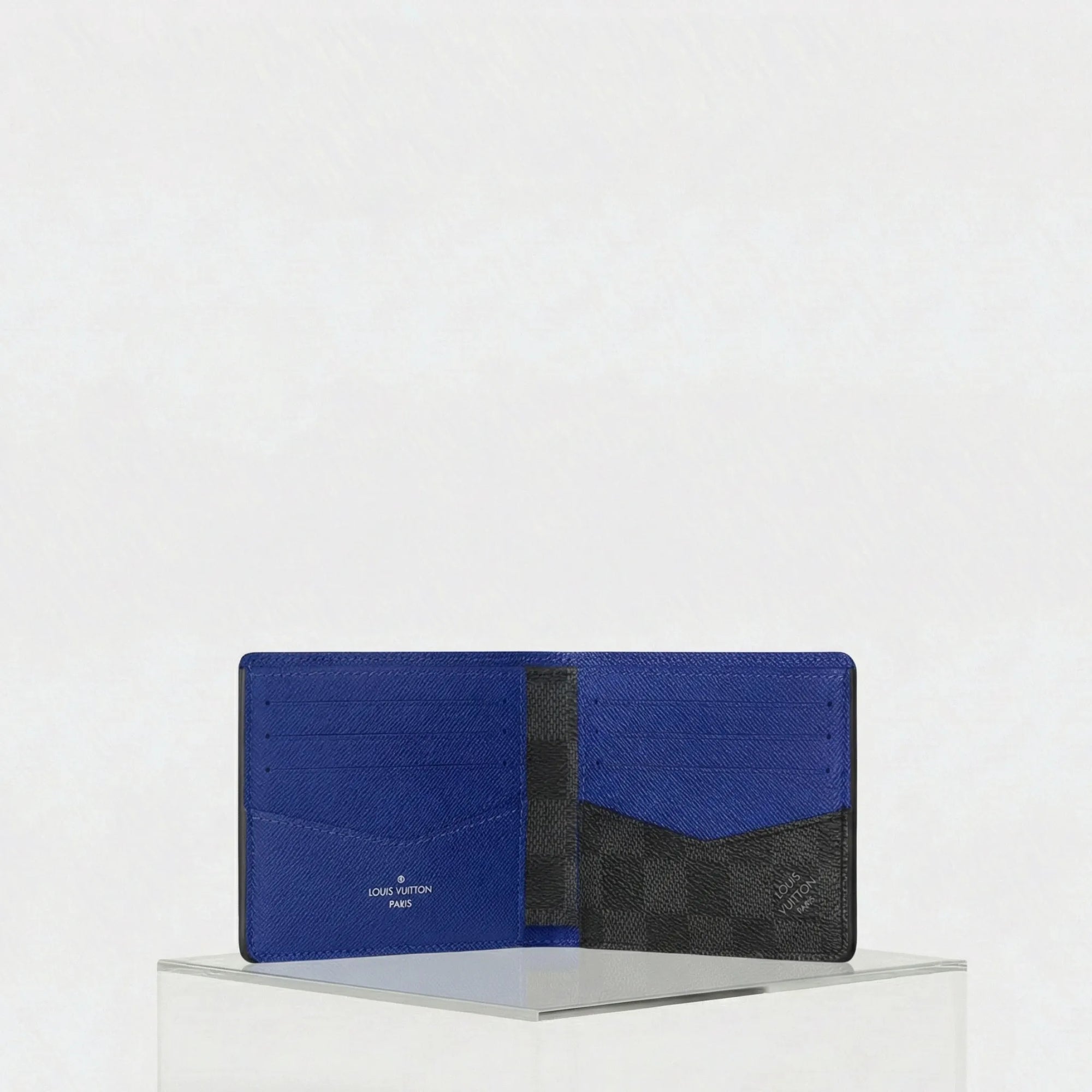 Оригінальна Slender Wallet Damier Graphite Canvas Louis vuitton – вид ззаду