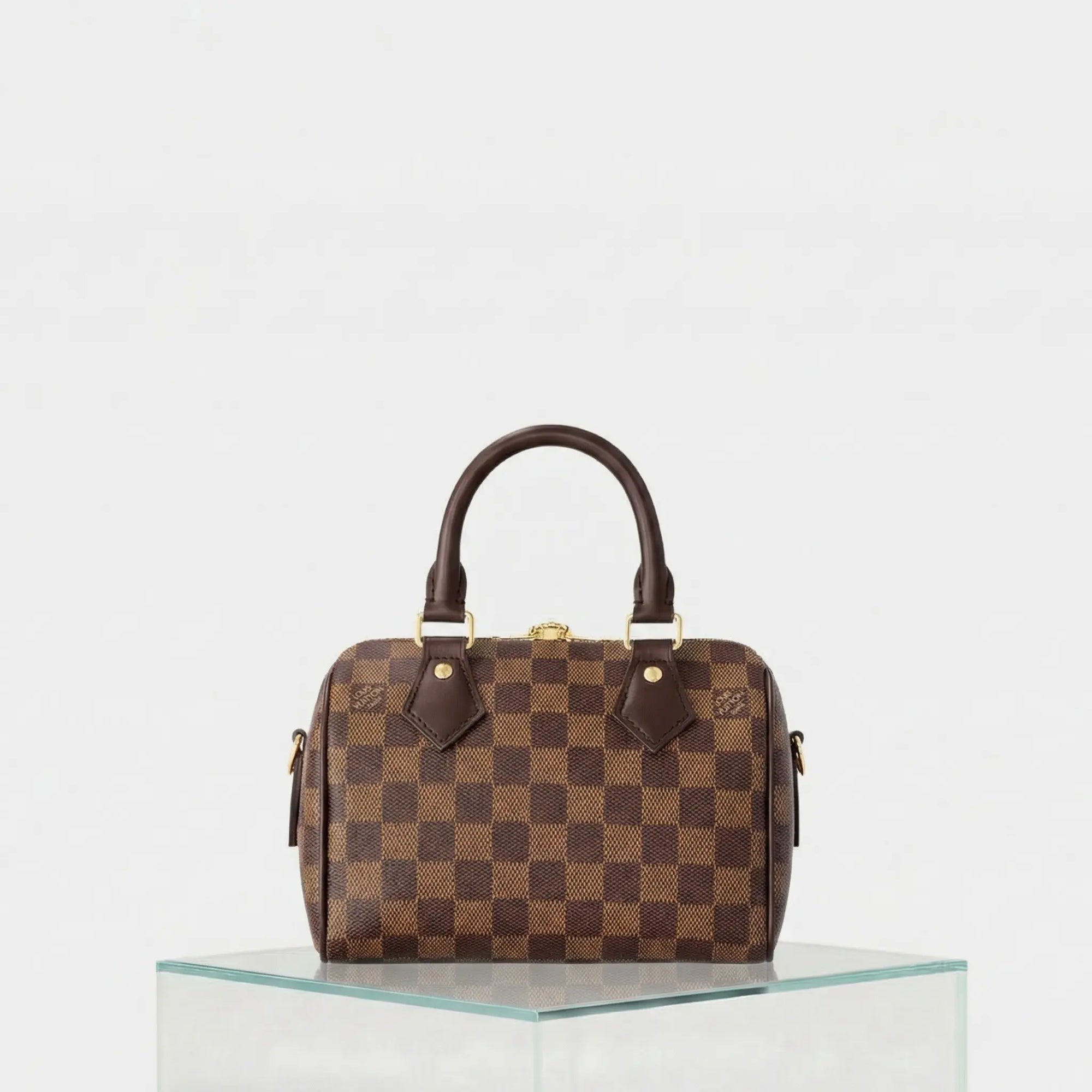 Speedy Bandouliere 20 Damier Ebene Louis vuitton – Гарантія оригінальності – детальний вид