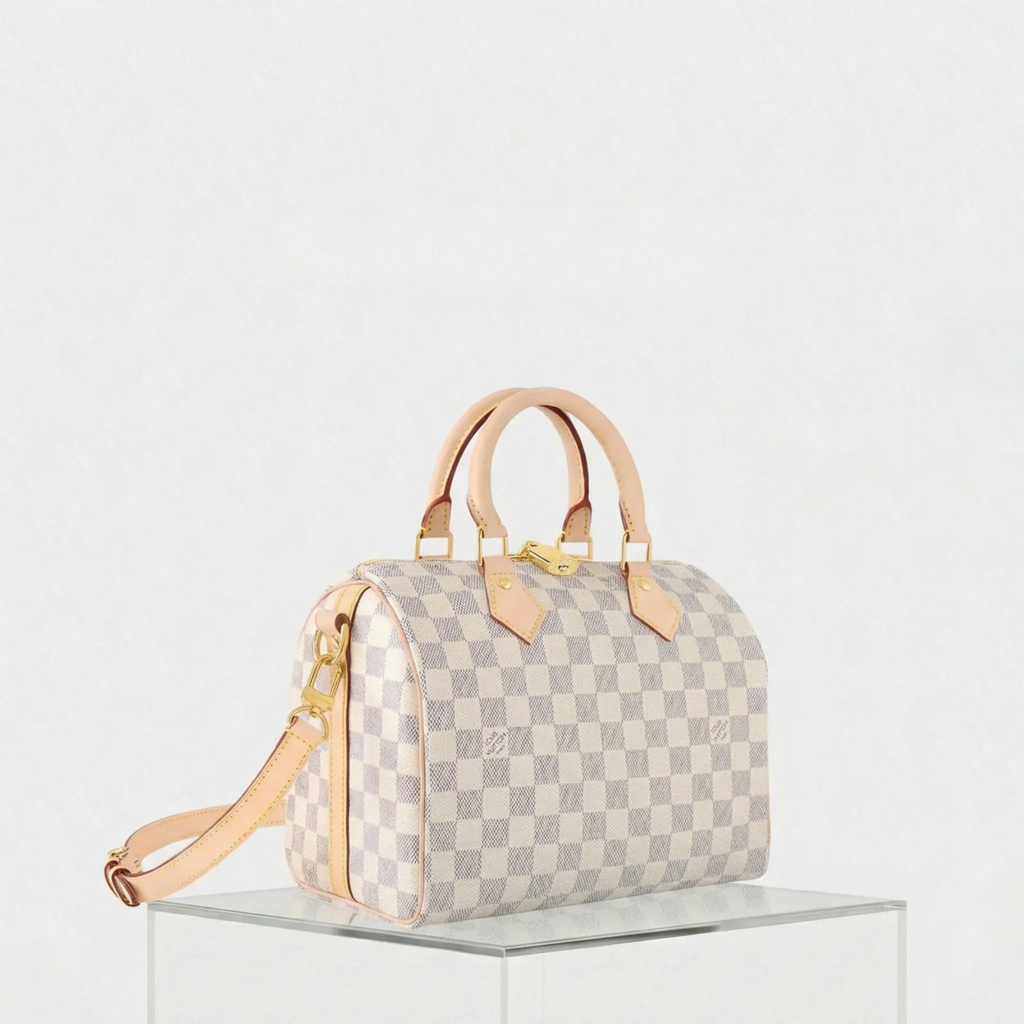 Speedy Bandouliere 25 Damier Azur Louis vuitton – Гарантія оригінальності – вид ззаду