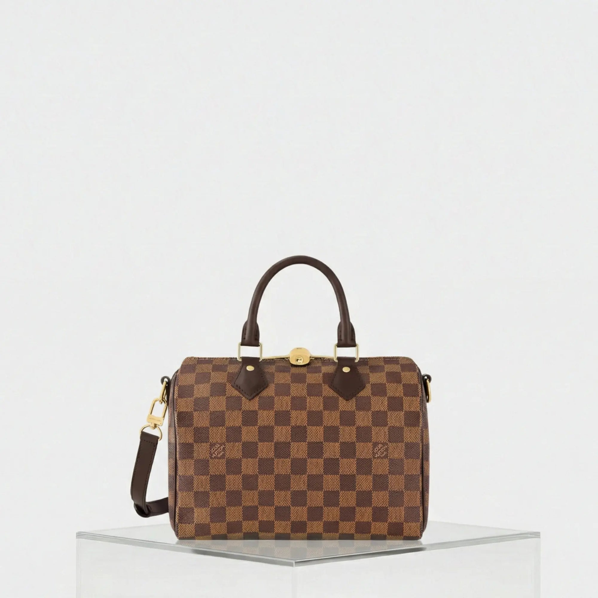 Speedy Bandouliere 25 Damier Ebene Louis vuitton – Гарантія оригінальності – боковий вид