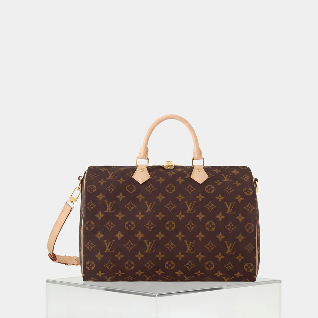 Speedy Bandouliere 35 Monogram Canvas Louis vuitton – Гарантія оригінальності – боковий вид