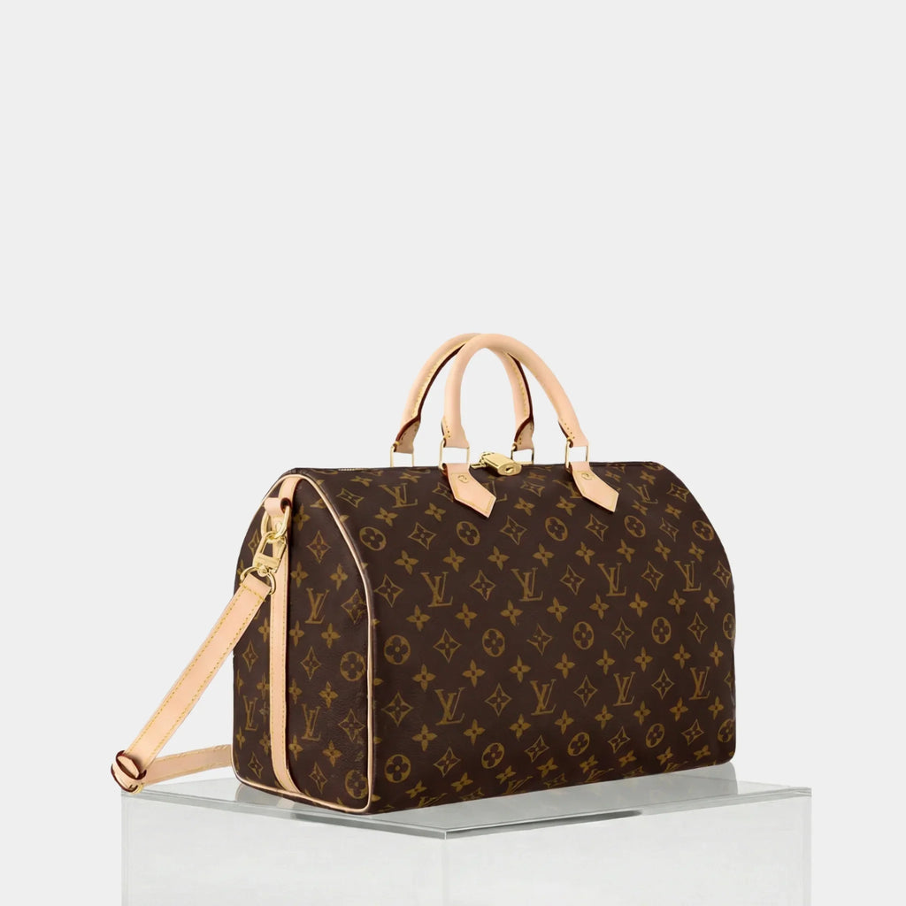 Speedy Bandouliere 35 Monogram Canvas Louis vuitton – Гарантія оригінальності – вид ззаду