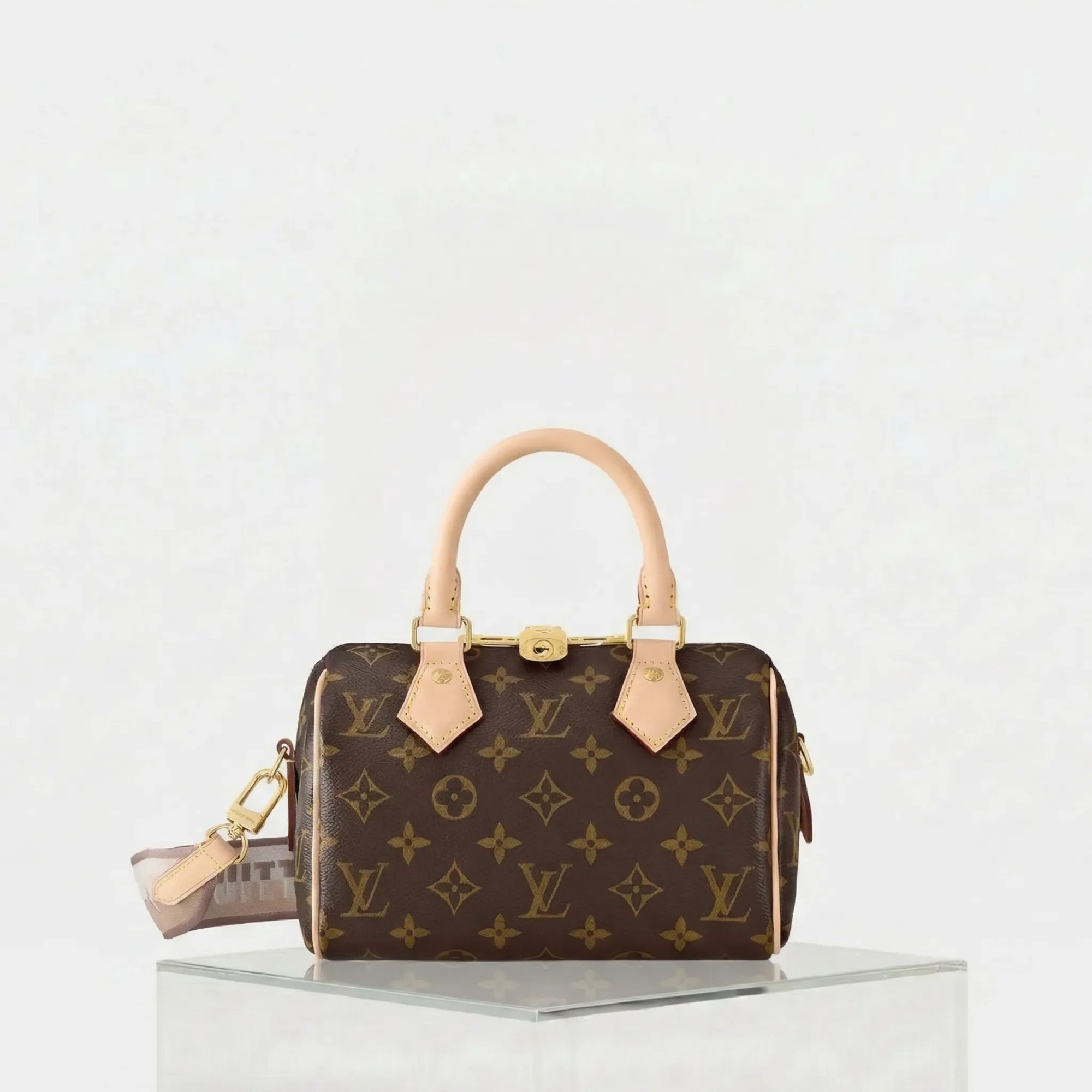 Speedy Bandoulière Monogram 20 Louis vuitton – Гарантія оригінальності – боковий вид