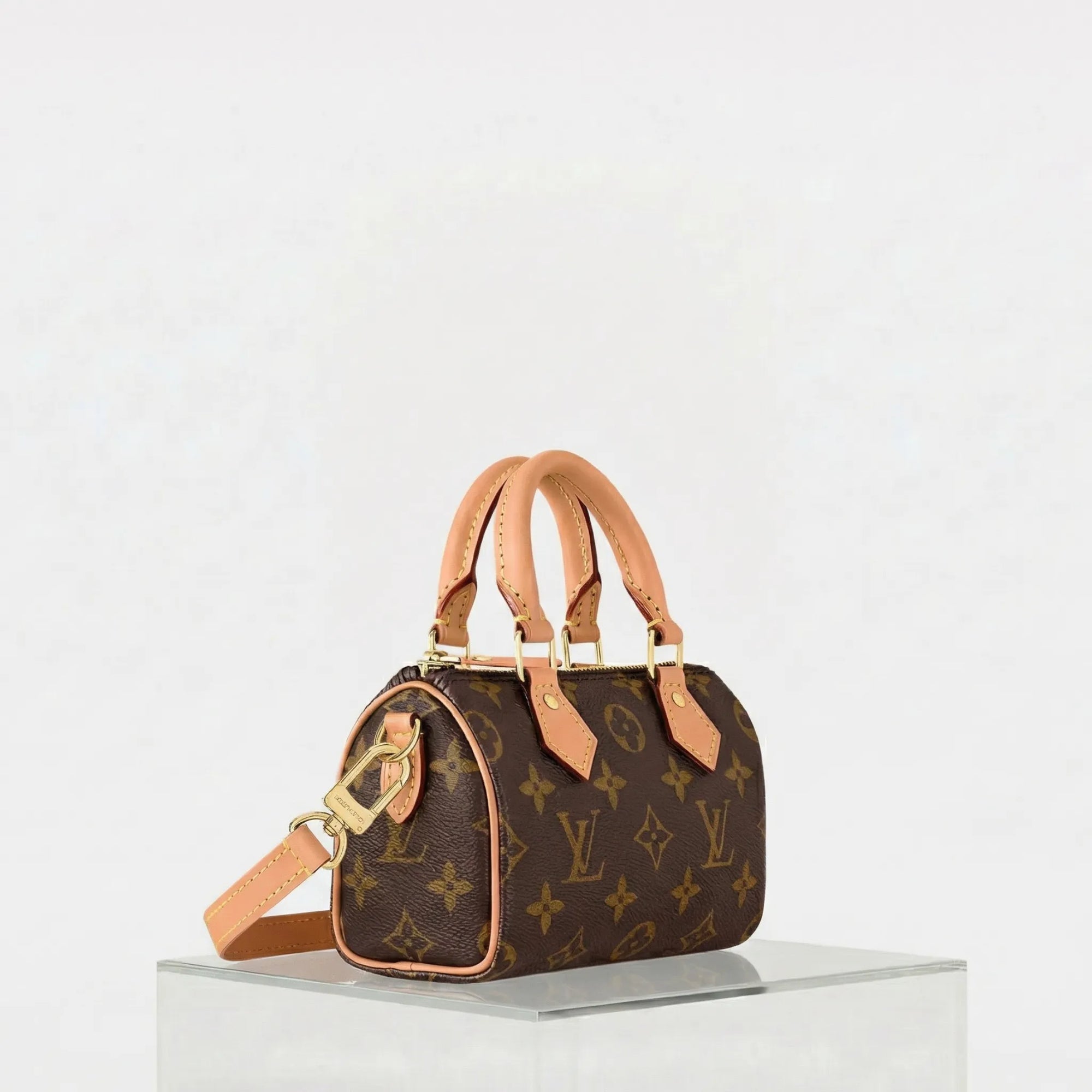 Speedy Nano Handbag Monogram Canvas Louis vuitton оригінал – Купити в Україні – вид ззаду