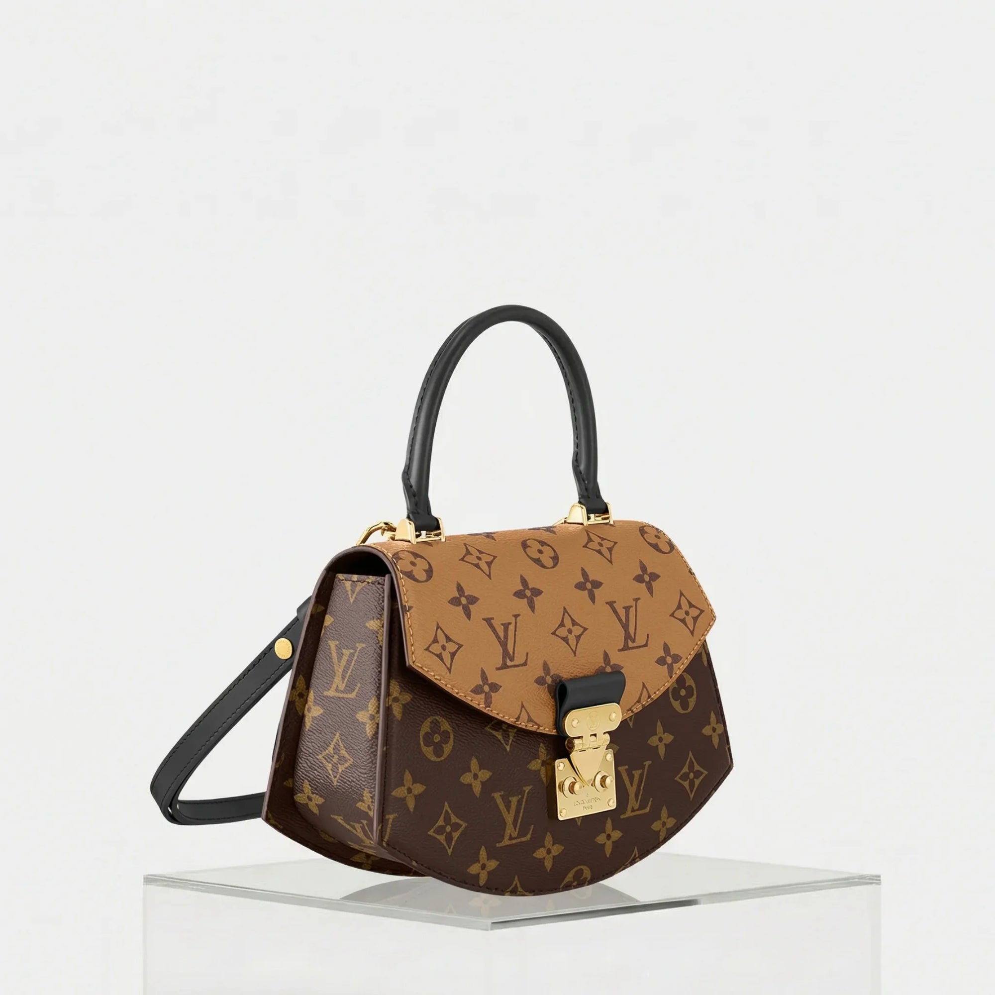 Оригінальна Tilsitt Handbag Monogram And Monogram Reverse Coated Canvas Louis vuitton – вид ззаду