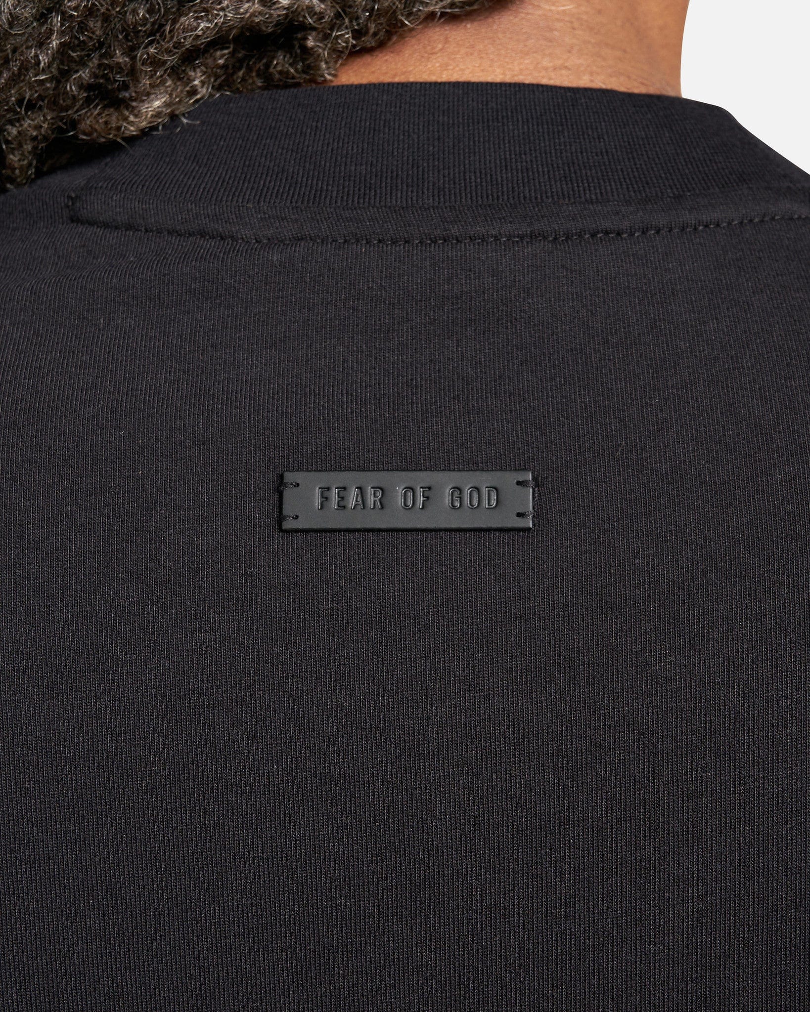 Lounge Jersey Shirt In Black Fear of god – Гарантія оригінальності – збільшений вид - FEAR OF GOD