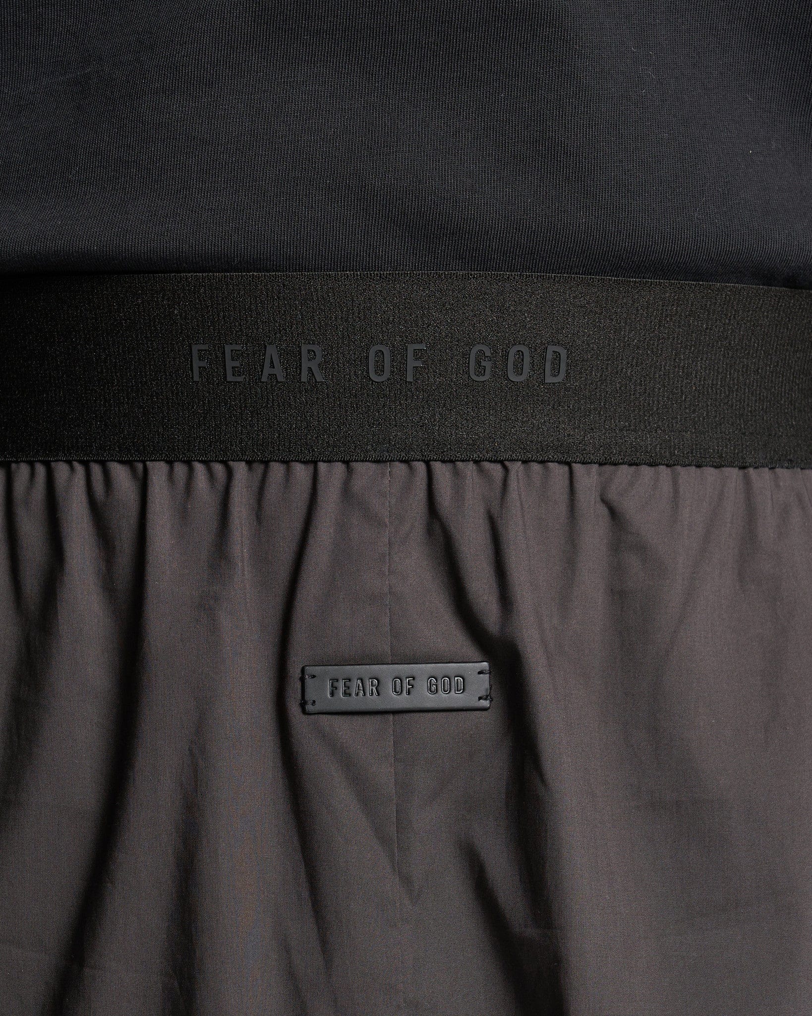 Lounge Poplin Short In Black Fear of god оригінал – Купити в Україні – збільшений вид