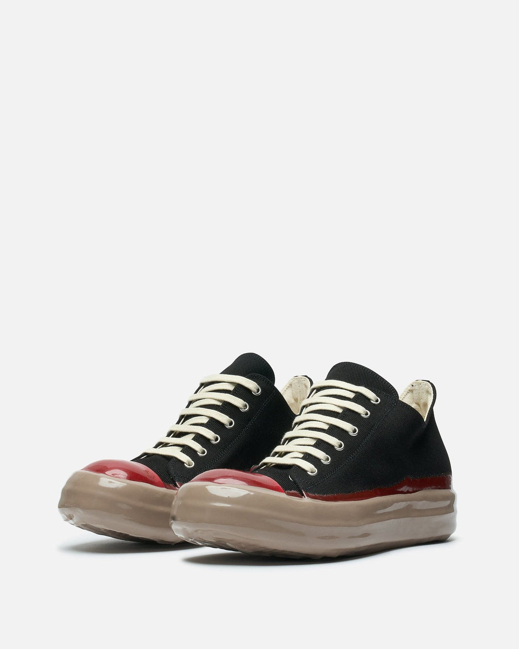 Low Sneakers In Black Rick owens – Гарантія оригінальності – вид ззаду