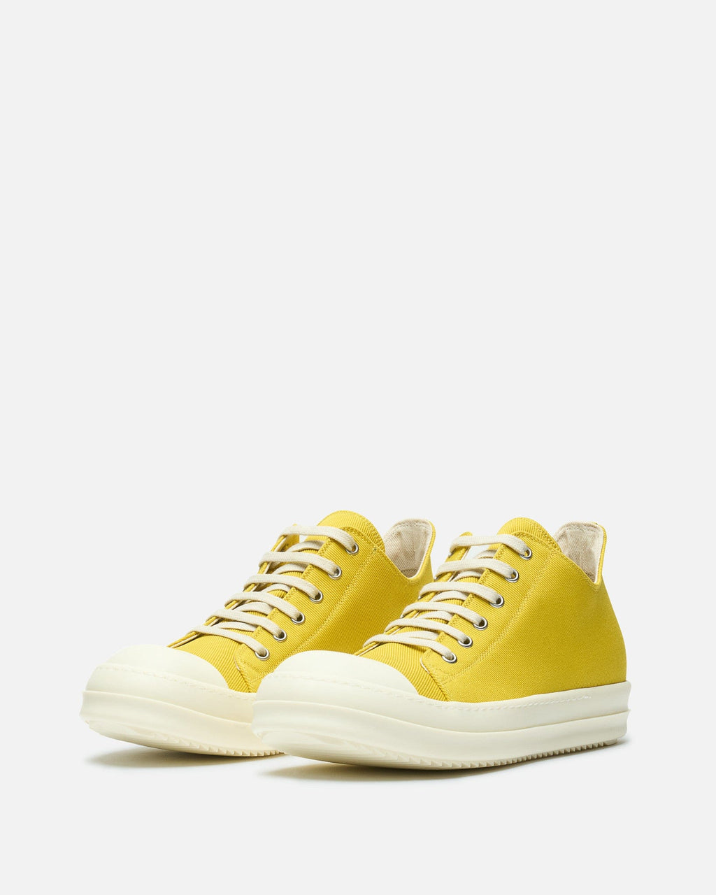Low Sneakers In Lemon Rick owens – Гарантія оригінальності – вид ззаду